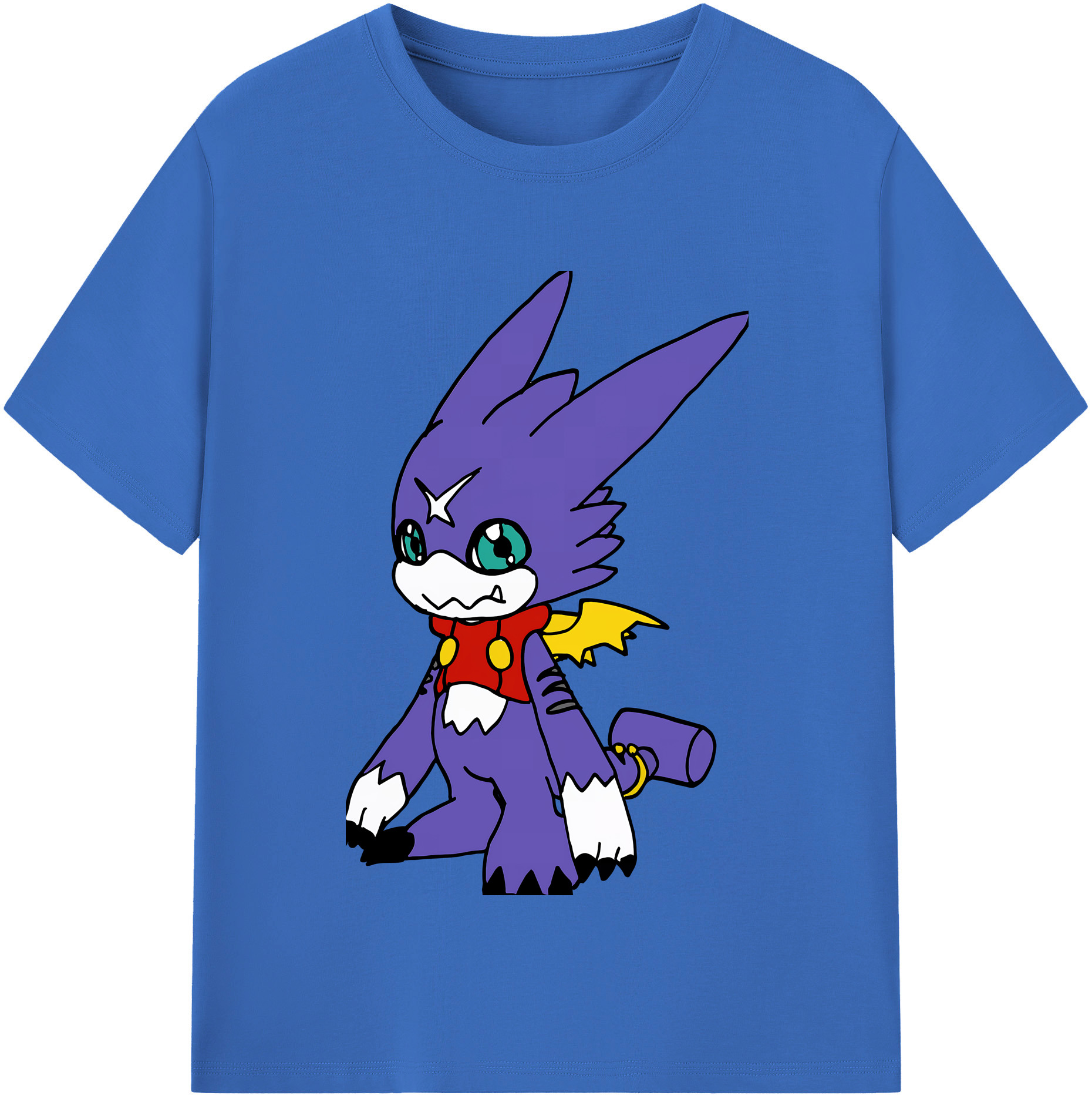 （画像用） Digimon デジタルモンスター/デジモン 綿100％半袖Tシャツ（フロントプリント）