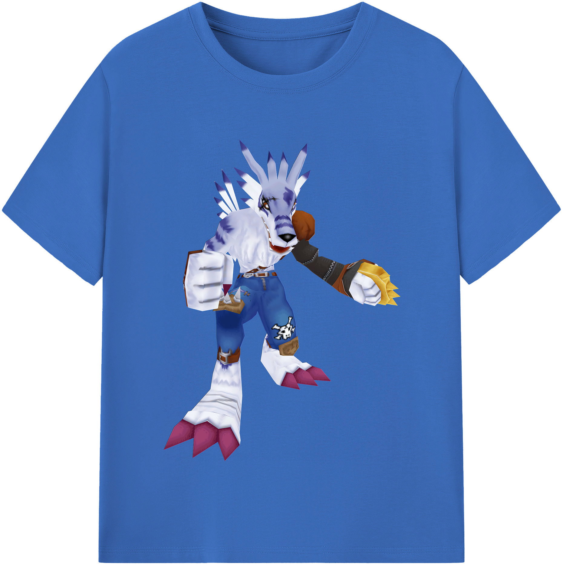 （画像用） Digimon デジタルモンスター/デジモン 綿100％半袖Tシャツ（フロントプリント）