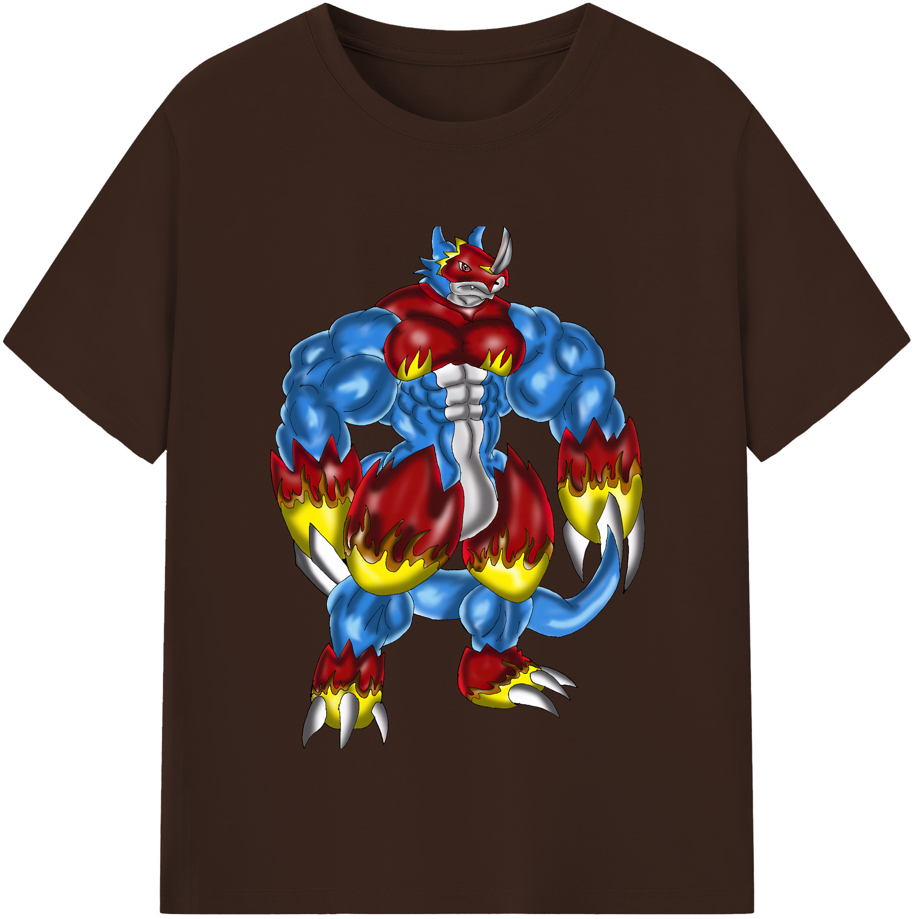 （画像用） Digimon デジタルモンスター/デジモン 綿100％半袖Tシャツ（フロントプリント）
