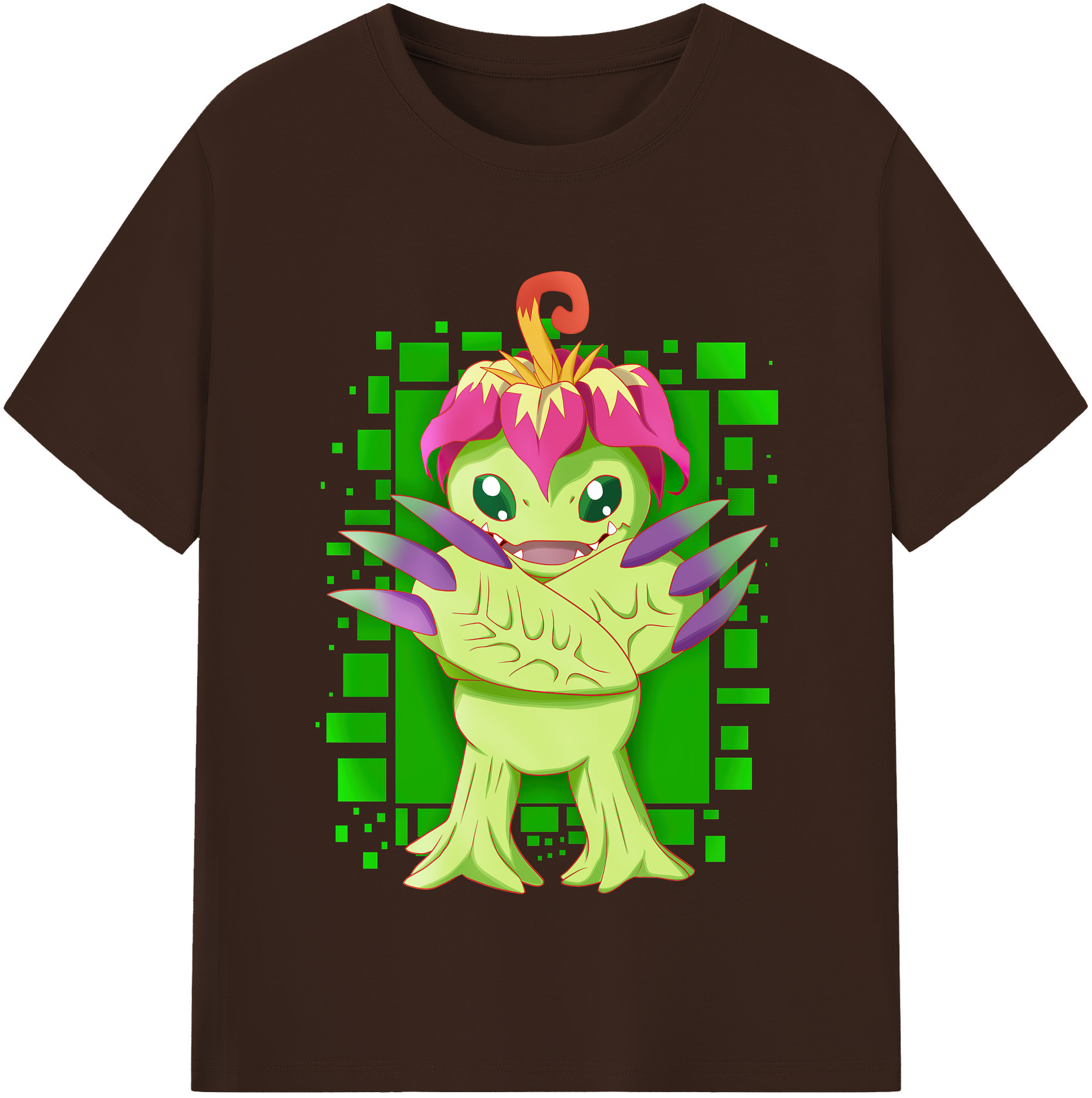 （画像用） Digimon デジタルモンスター/デジモン 綿100％半袖Tシャツ（フロントプリント）