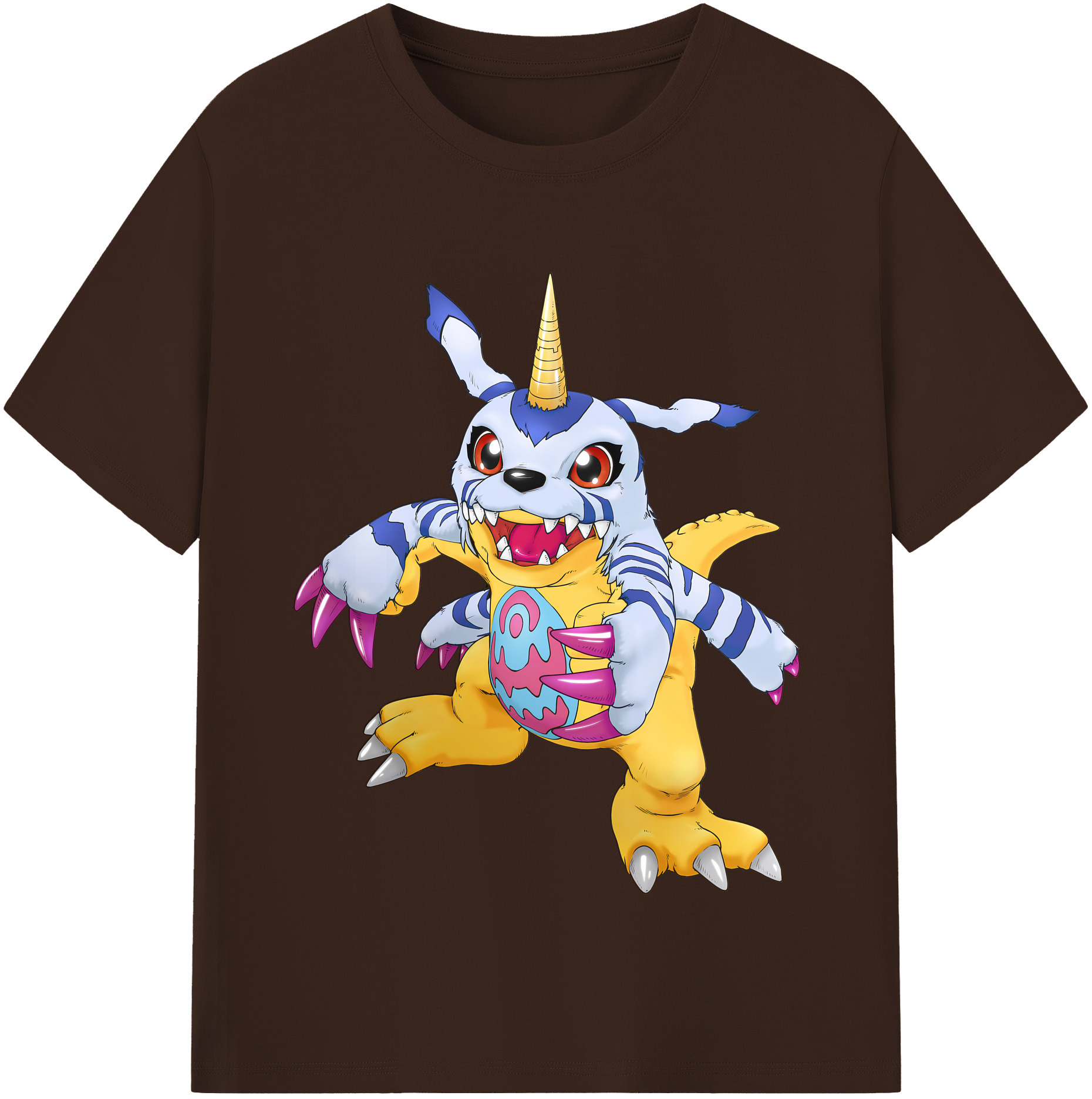 （画像用） Digimon デジタルモンスター/デジモン 綿100％半袖Tシャツ（フロントプリント）