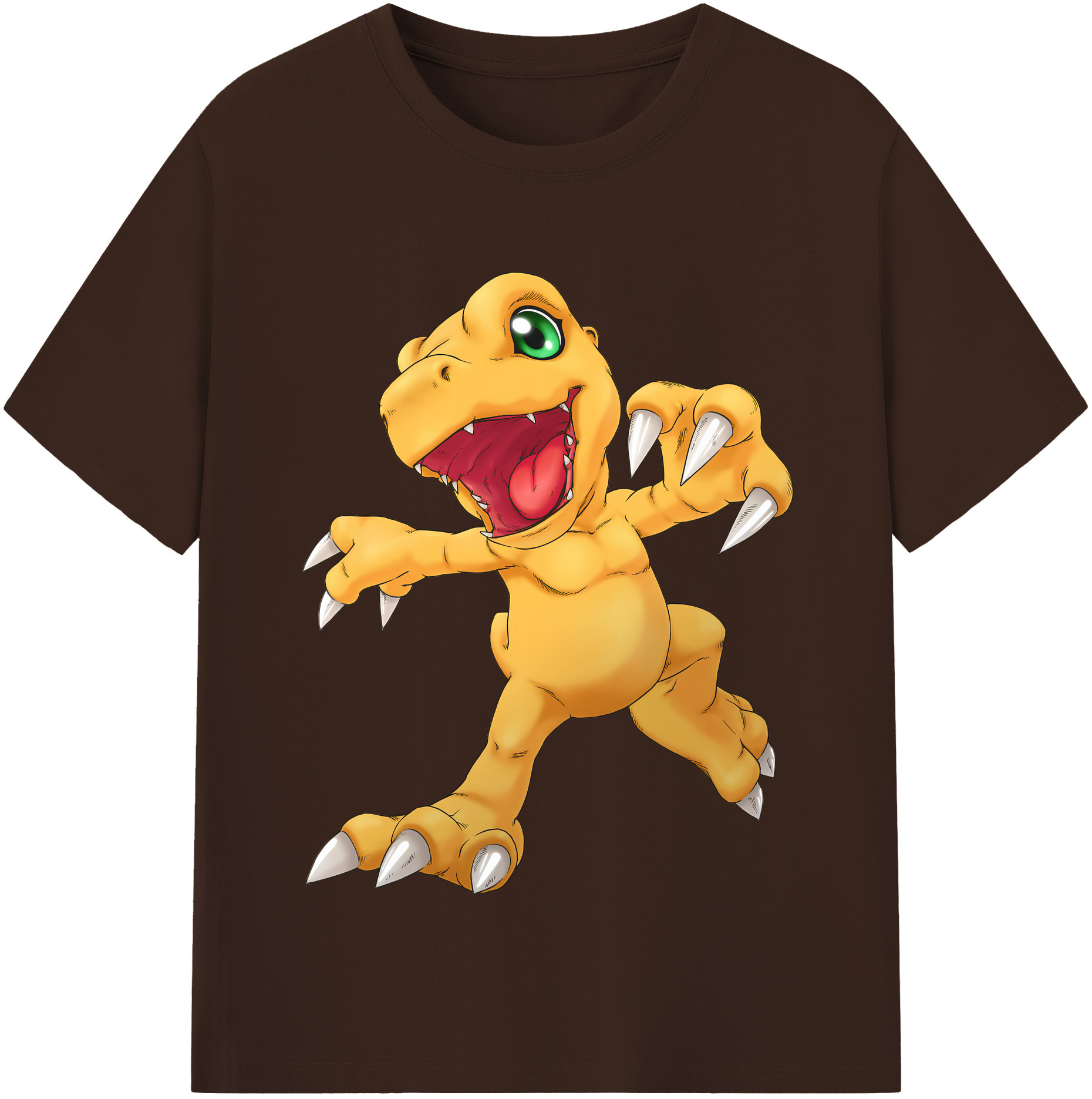 （画像用） Digimon デジタルモンスター/デジモン 綿100％半袖Tシャツ（フロントプリント）