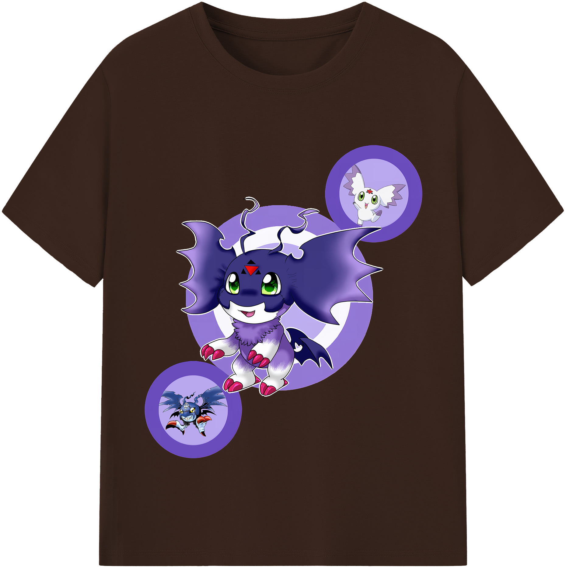 （画像用） Digimon デジタルモンスター/デジモン 綿100％半袖Tシャツ（フロントプリント）