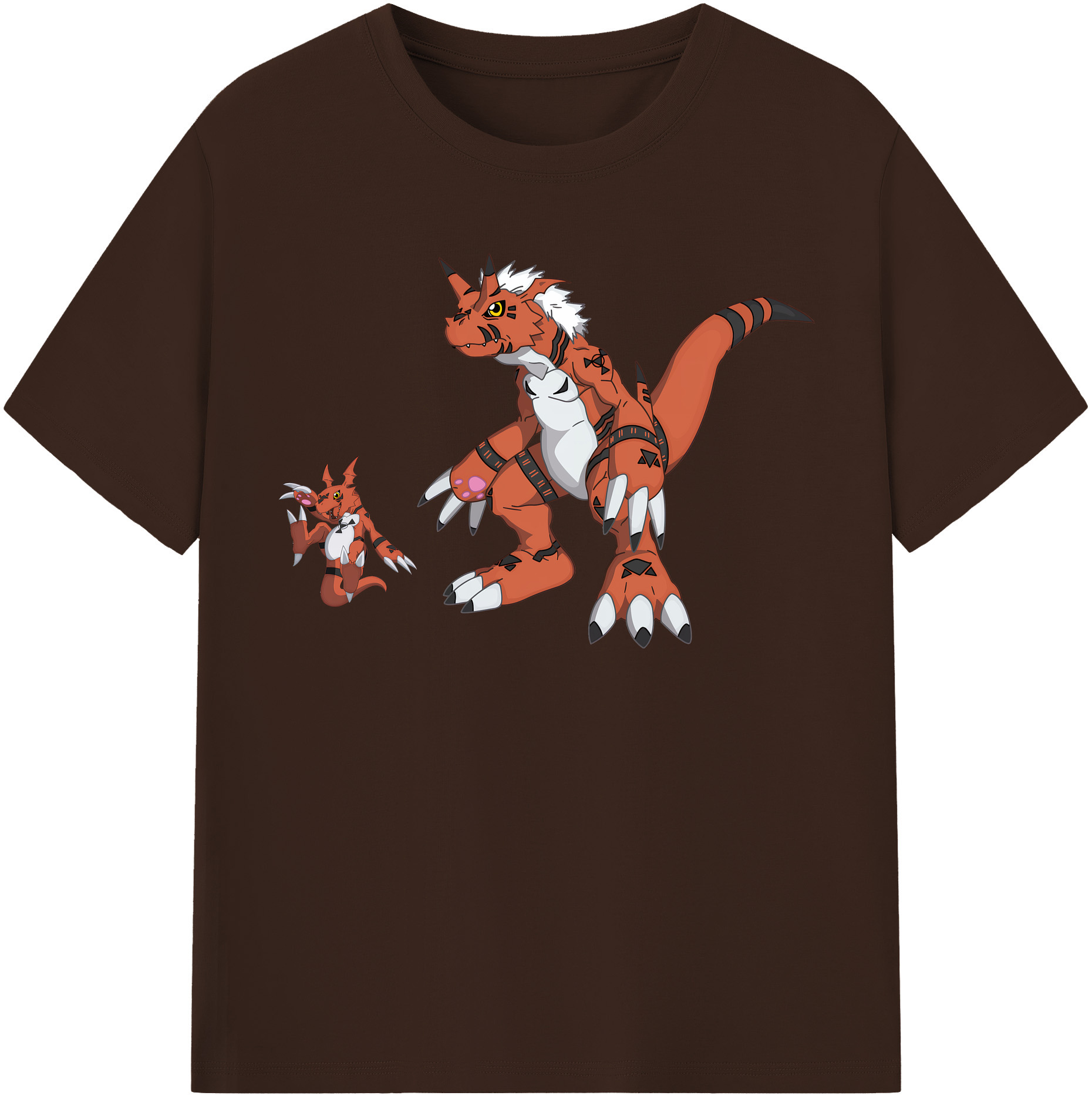 （画像用） Digimon デジタルモンスター/デジモン 綿100％半袖Tシャツ（フロントプリント）