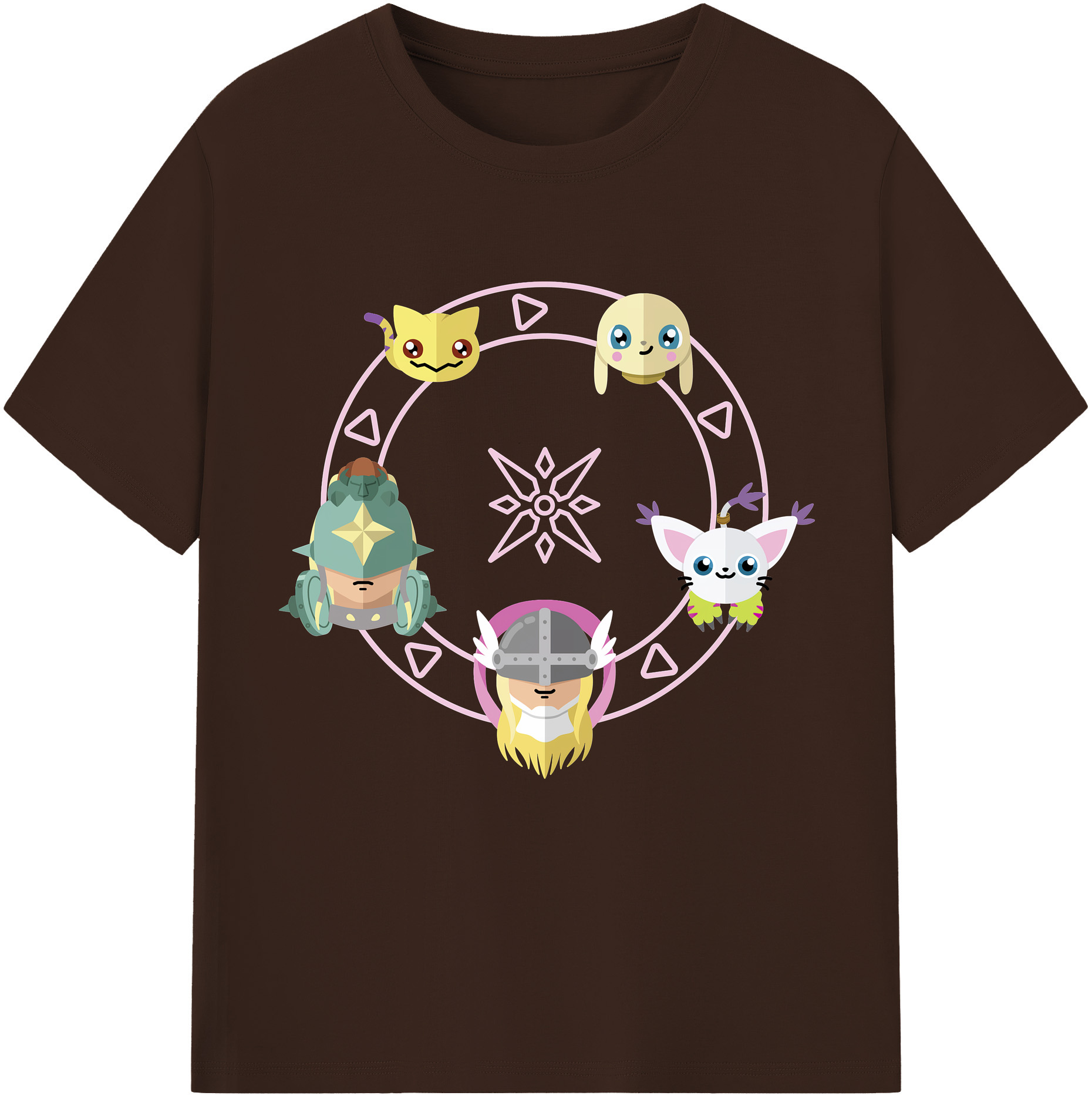 （画像用） Digimon デジタルモンスター/デジモン 綿100％半袖Tシャツ（フロントプリント）