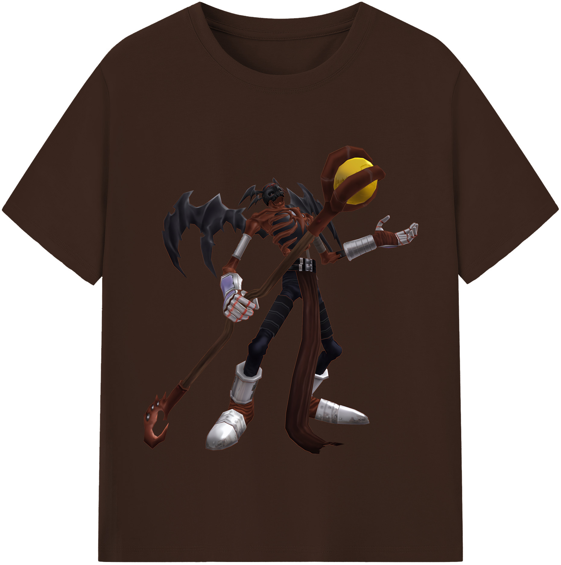 （画像用） Digimon デジタルモンスター/デジモン 綿100％半袖Tシャツ（フロントプリント）