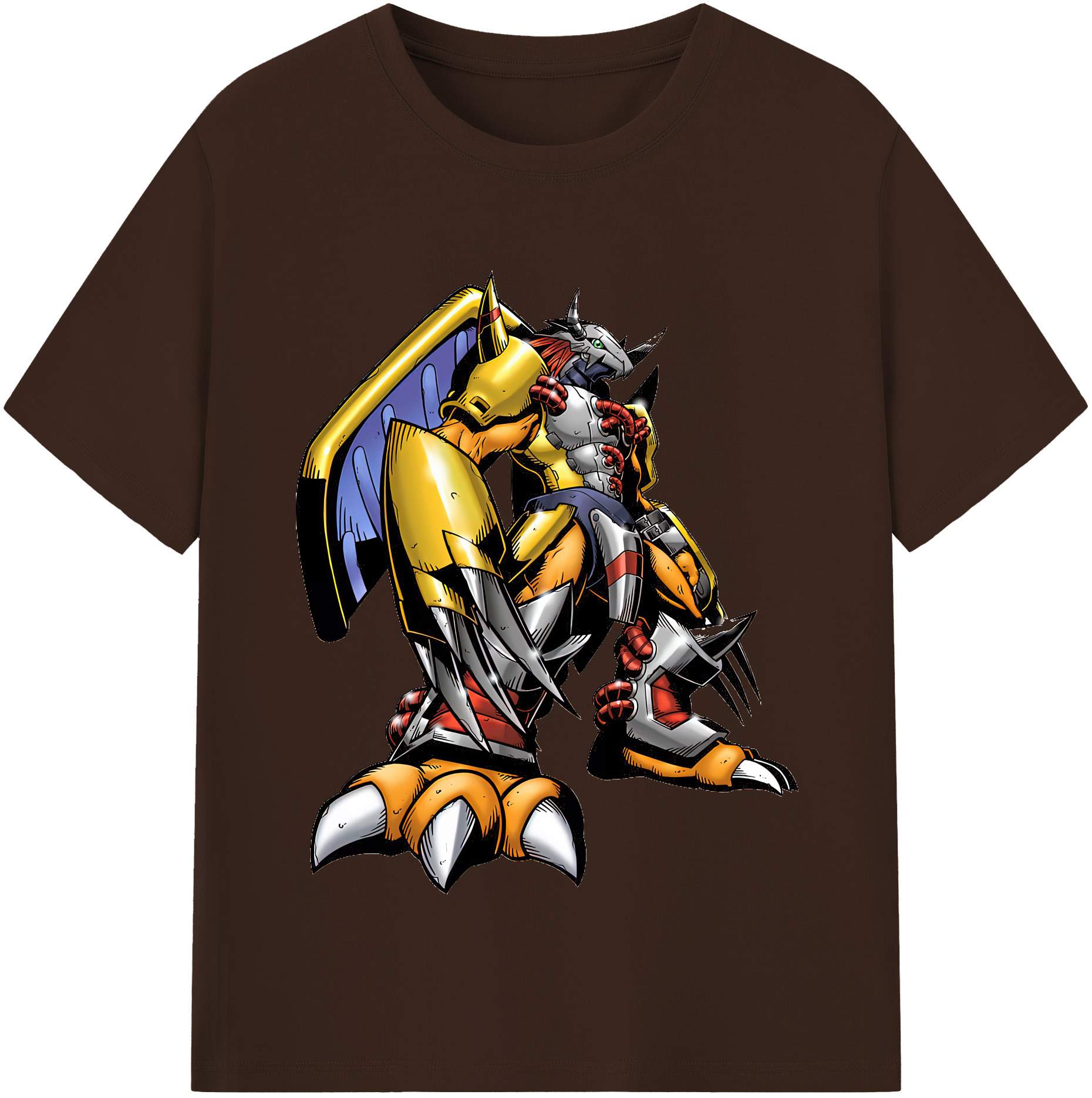 （画像用） Digimon デジタルモンスター/デジモン 綿100％半袖Tシャツ（フロントプリント）