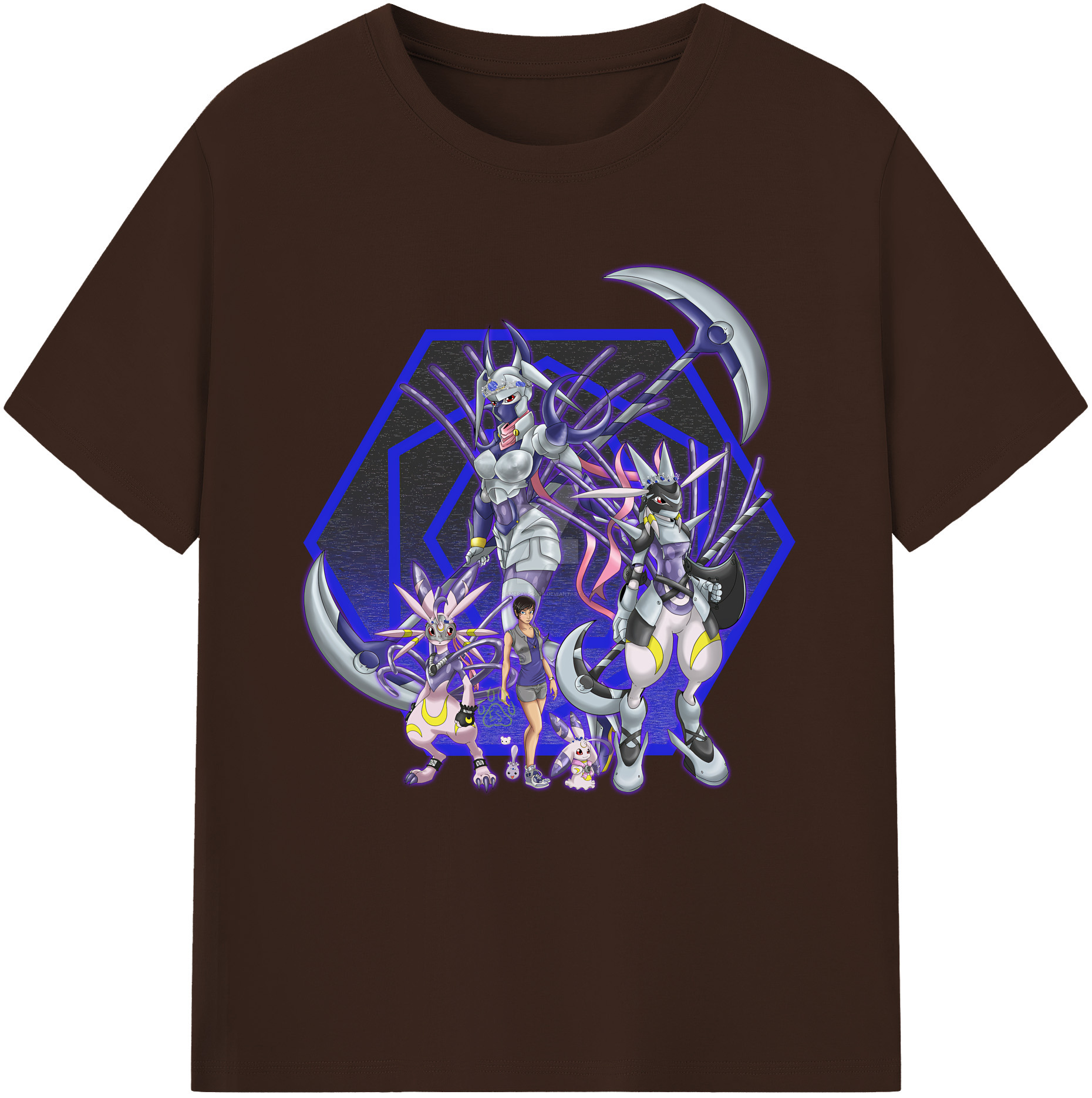 （画像用） Digimon デジタルモンスター/デジモン 綿100％半袖Tシャツ（フロントプリント）