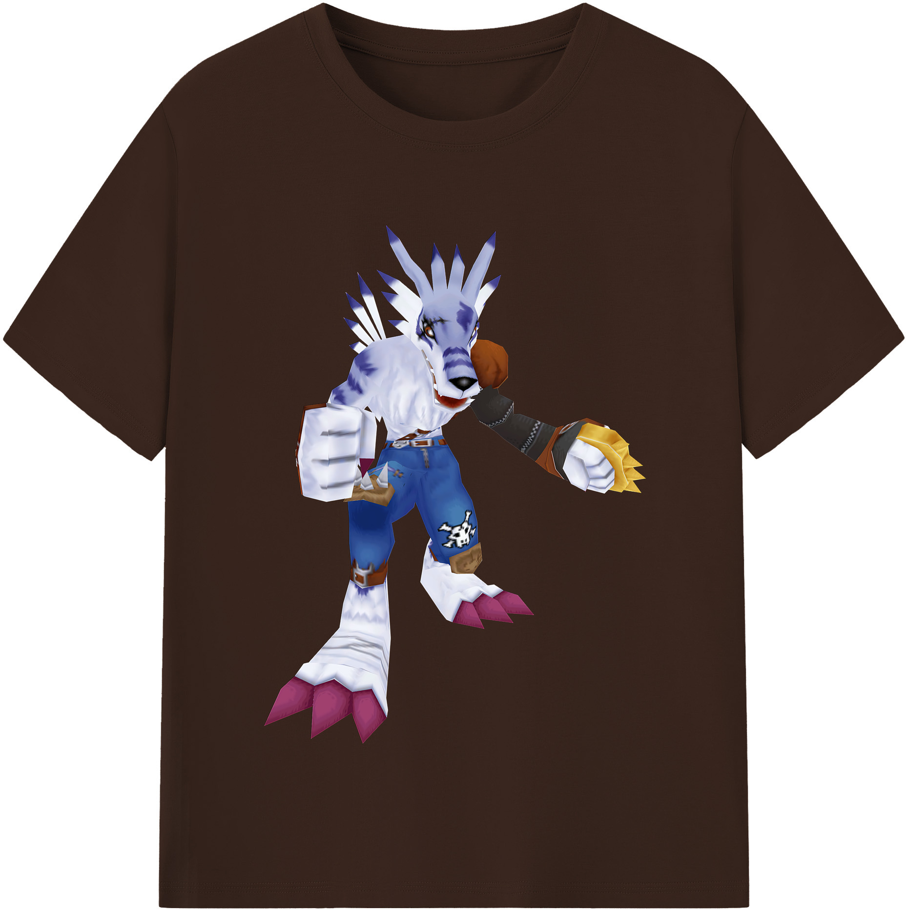 （画像用） Digimon デジタルモンスター/デジモン 綿100％半袖Tシャツ（フロントプリント）