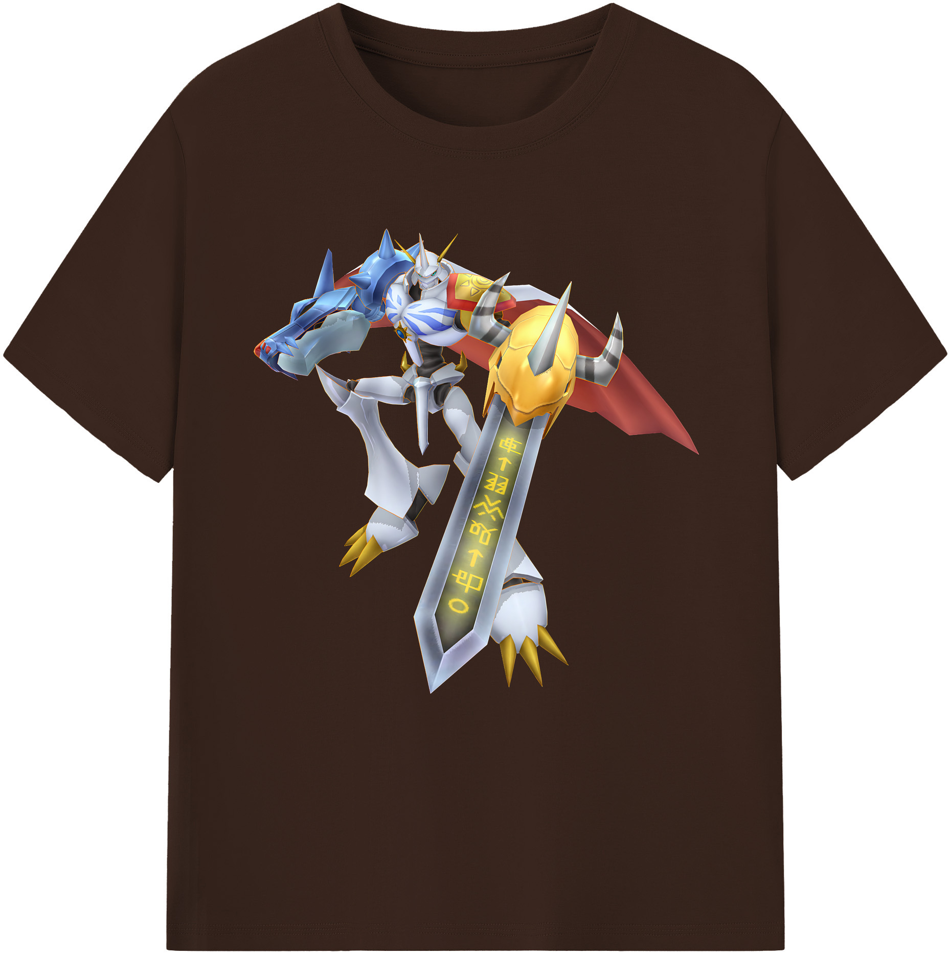 （画像用） Digimon デジタルモンスター/デジモン 綿100％半袖Tシャツ（フロントプリント）