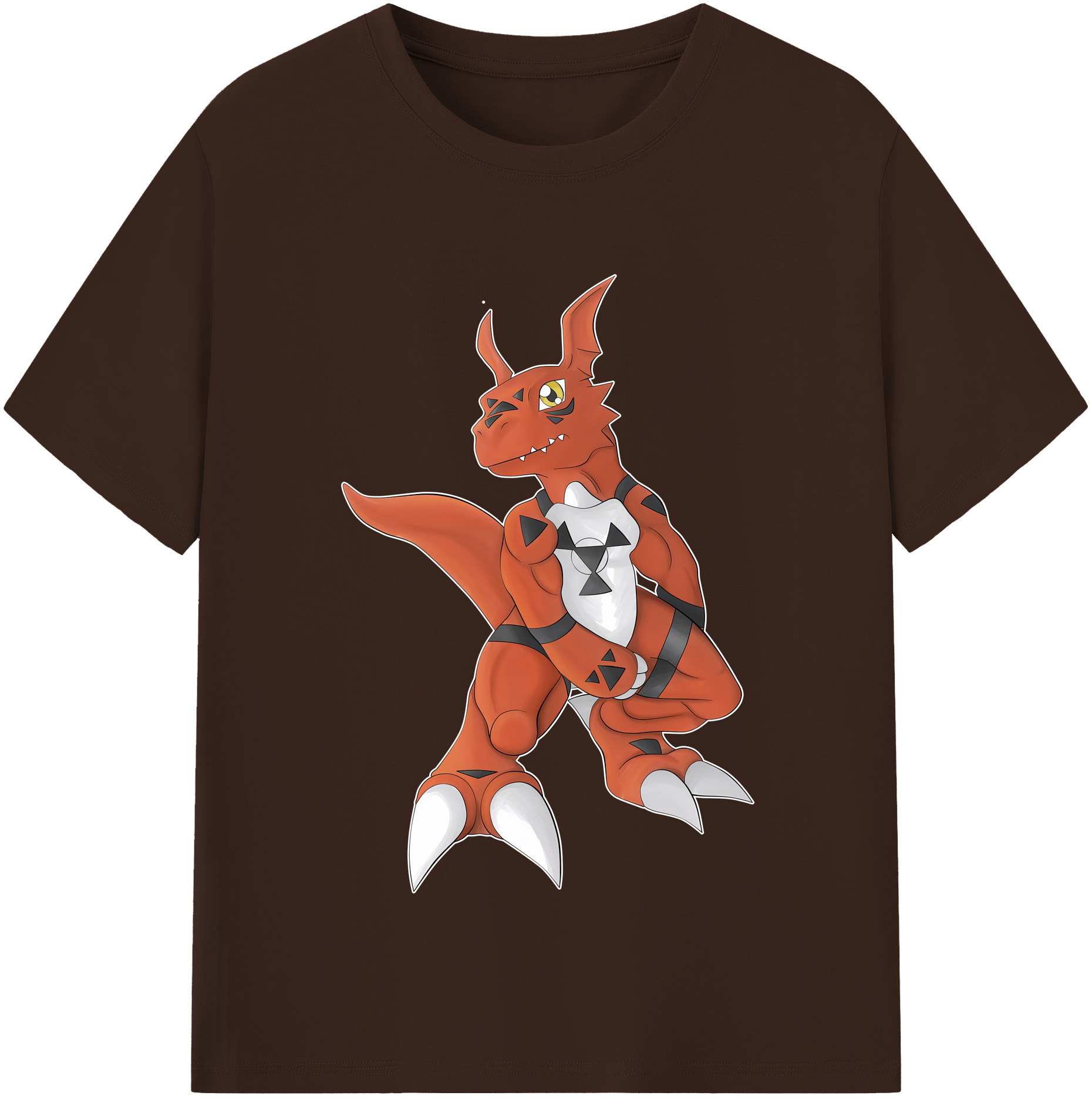 （画像用） Digimon デジタルモンスター/デジモン 綿100％半袖Tシャツ（フロントプリント）