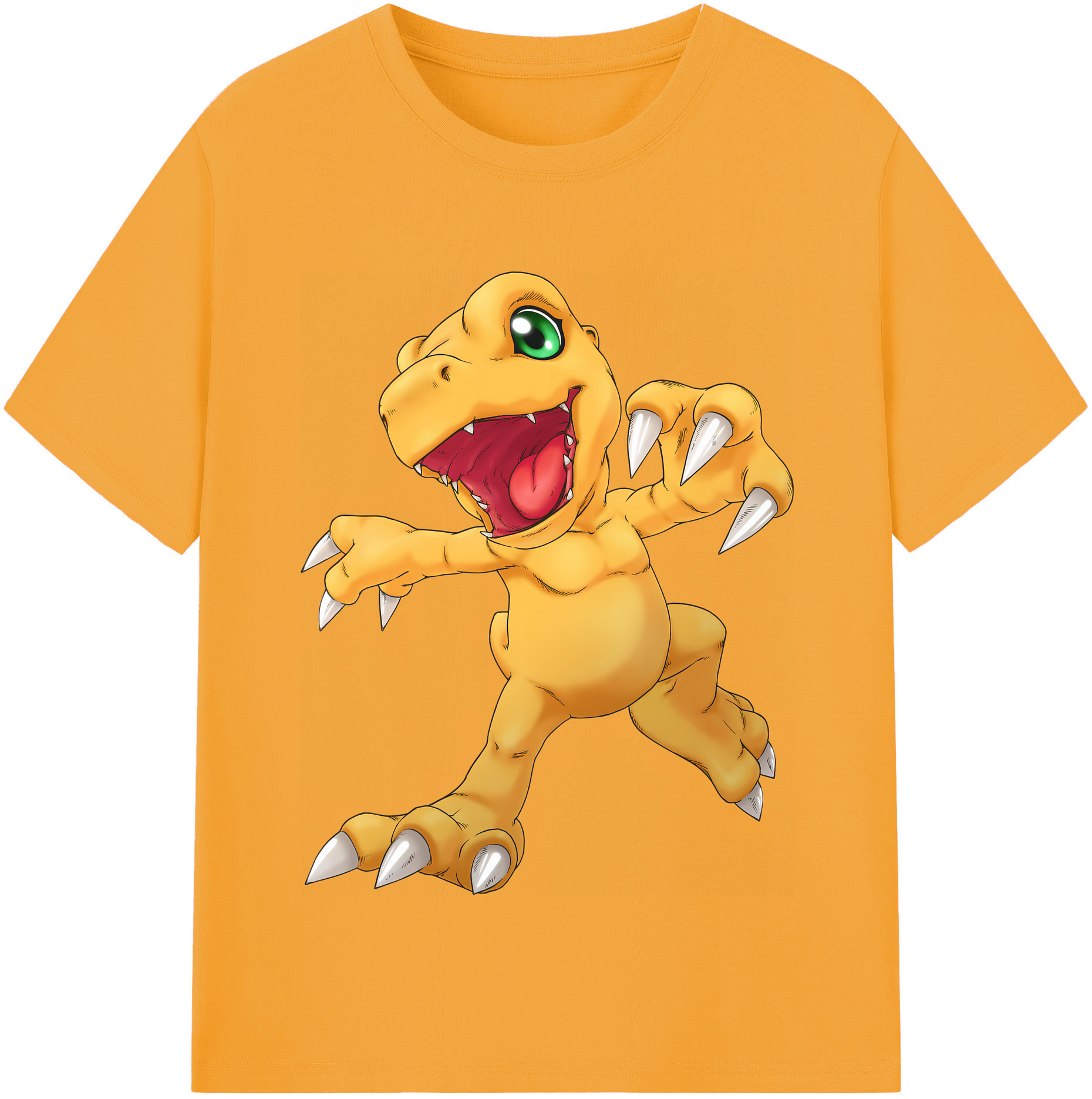 （画像用） Digimon デジタルモンスター/デジモン 綿100％半袖Tシャツ（フロントプリント）