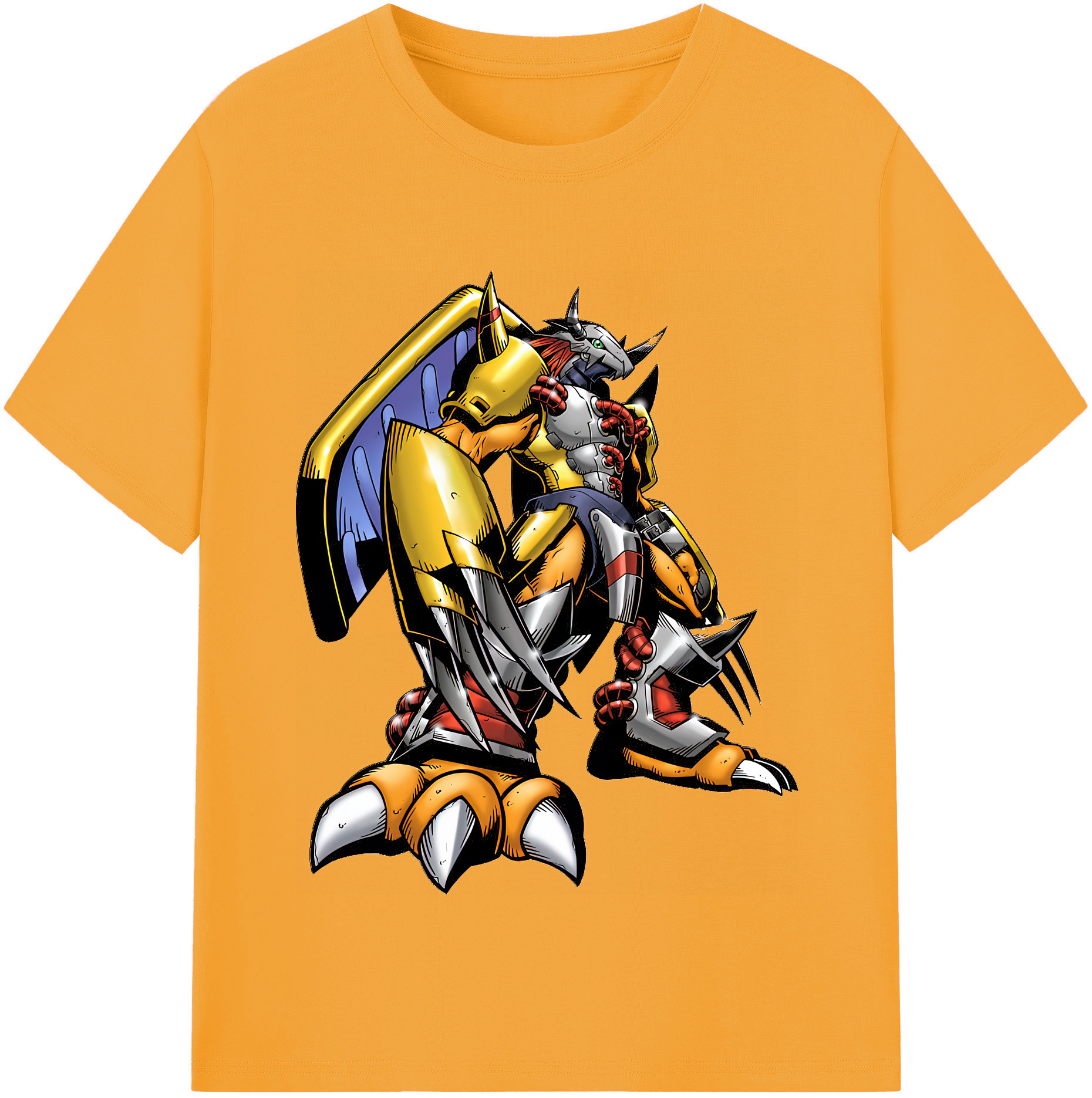 （画像用） Digimon デジタルモンスター/デジモン 綿100％半袖Tシャツ（フロントプリント）