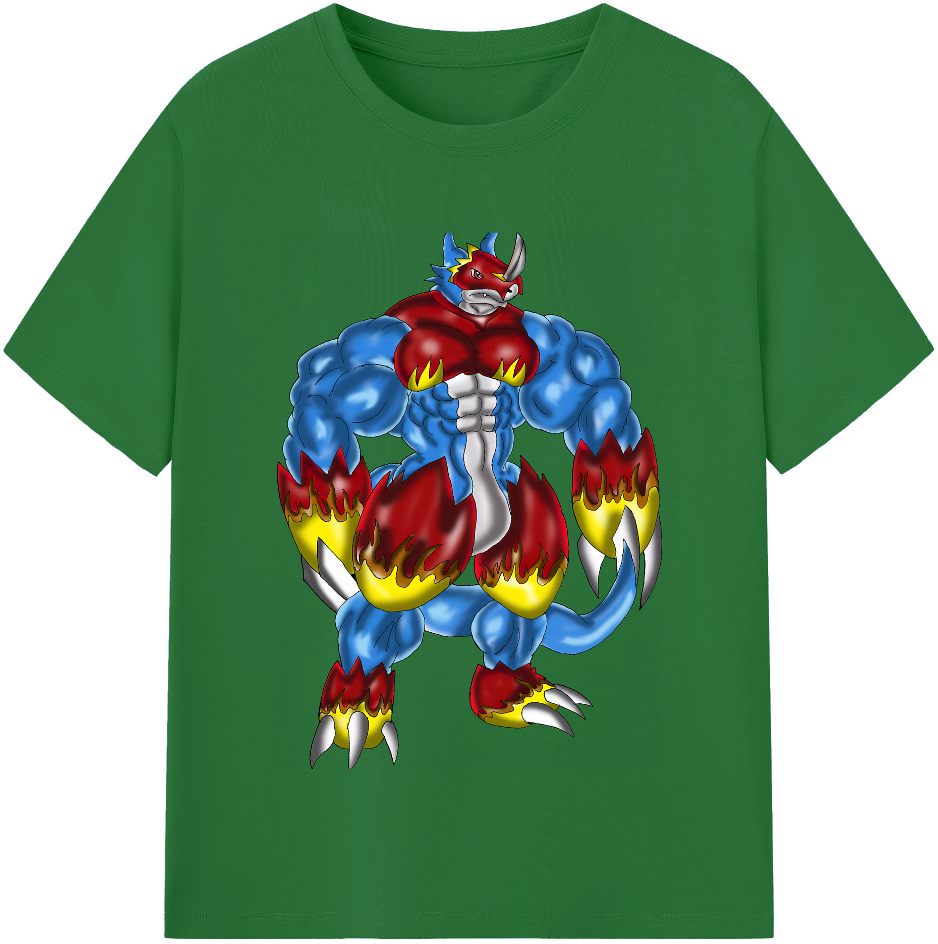 （画像用） Digimon デジタルモンスター/デジモン 綿100％半袖Tシャツ（フロントプリント）