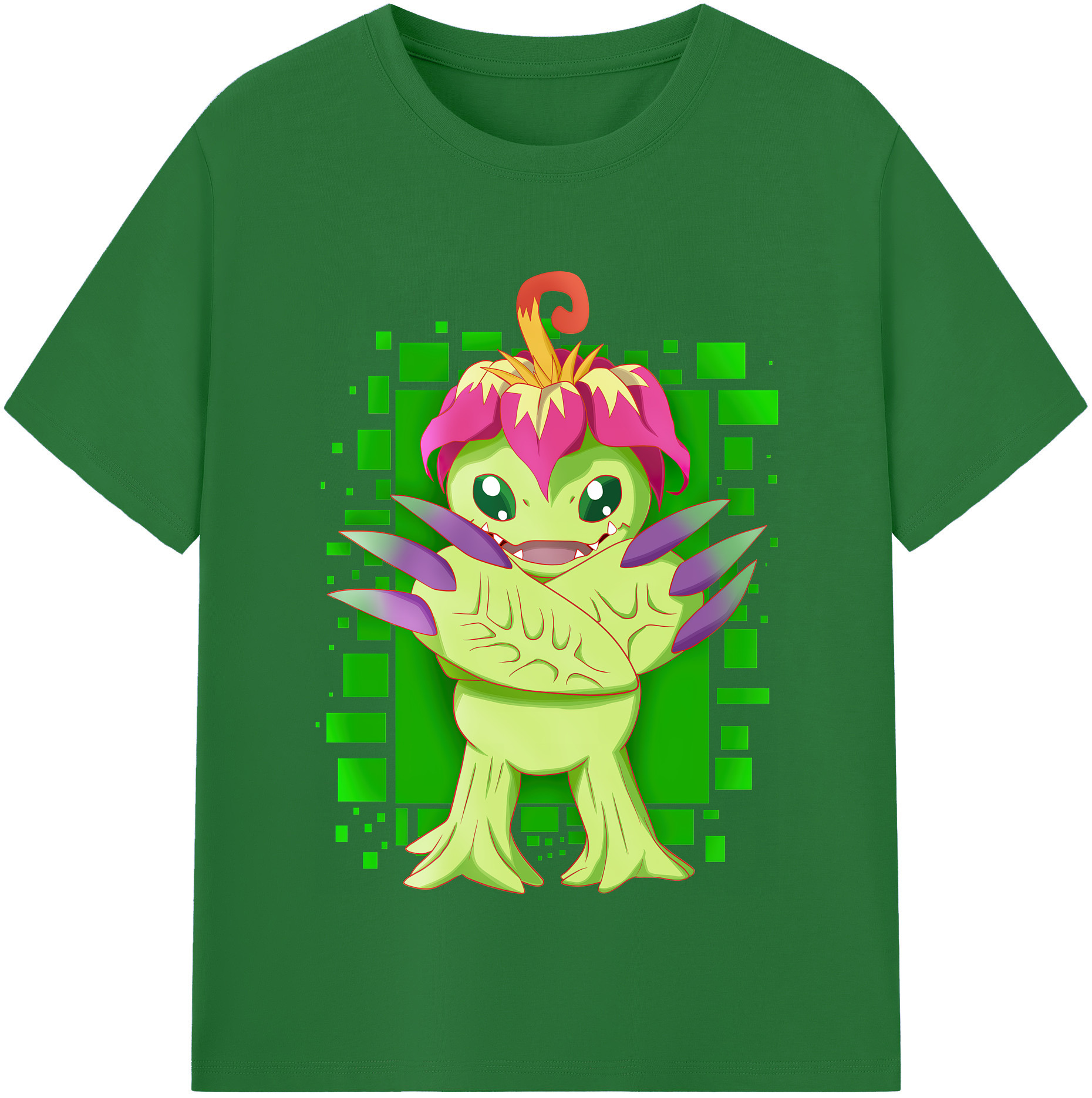 （画像用） Digimon デジタルモンスター/デジモン 綿100％半袖Tシャツ（フロントプリント）