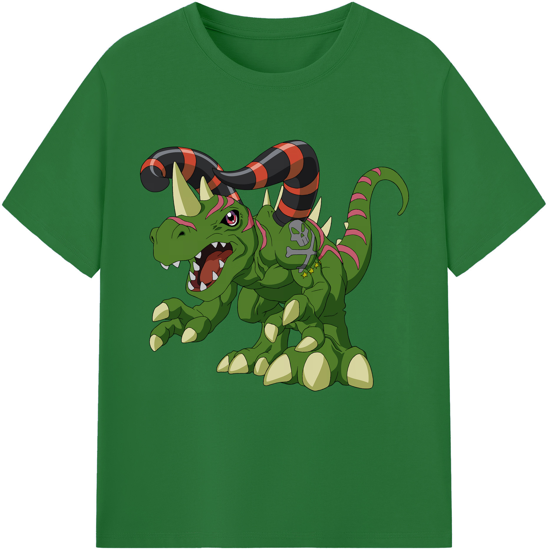 （画像用） Digimon デジタルモンスター/デジモン 綿100％半袖Tシャツ（フロントプリント）