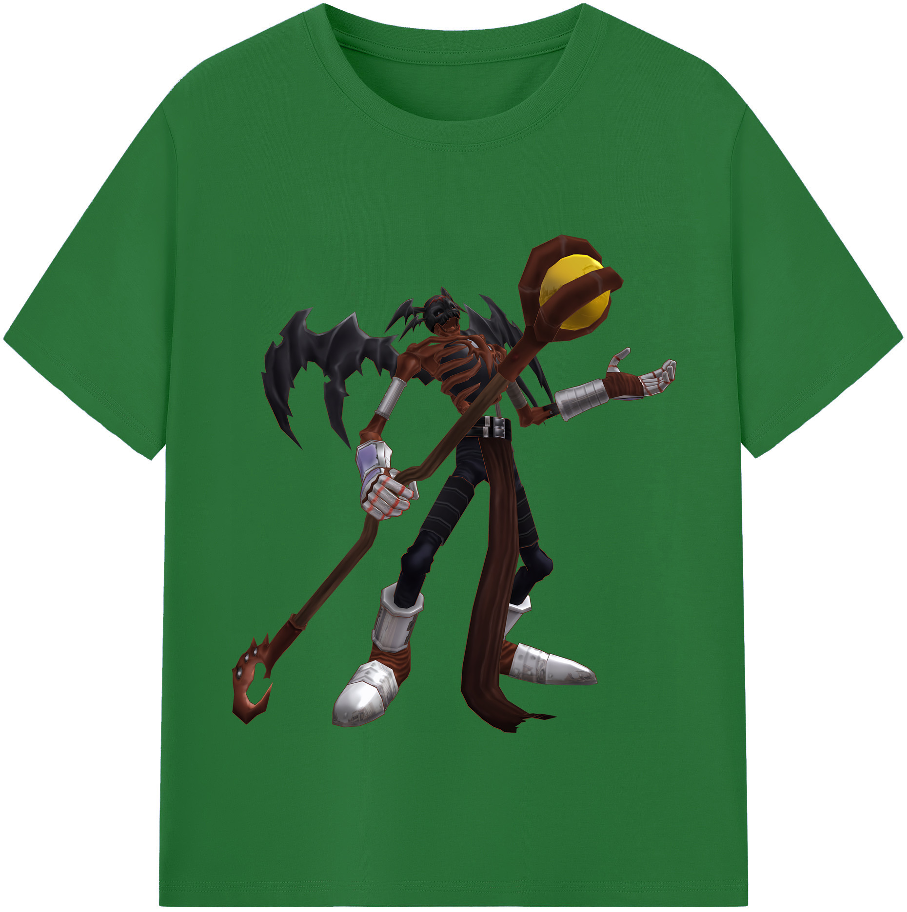 （画像用） Digimon デジタルモンスター/デジモン 綿100％半袖Tシャツ（フロントプリント）