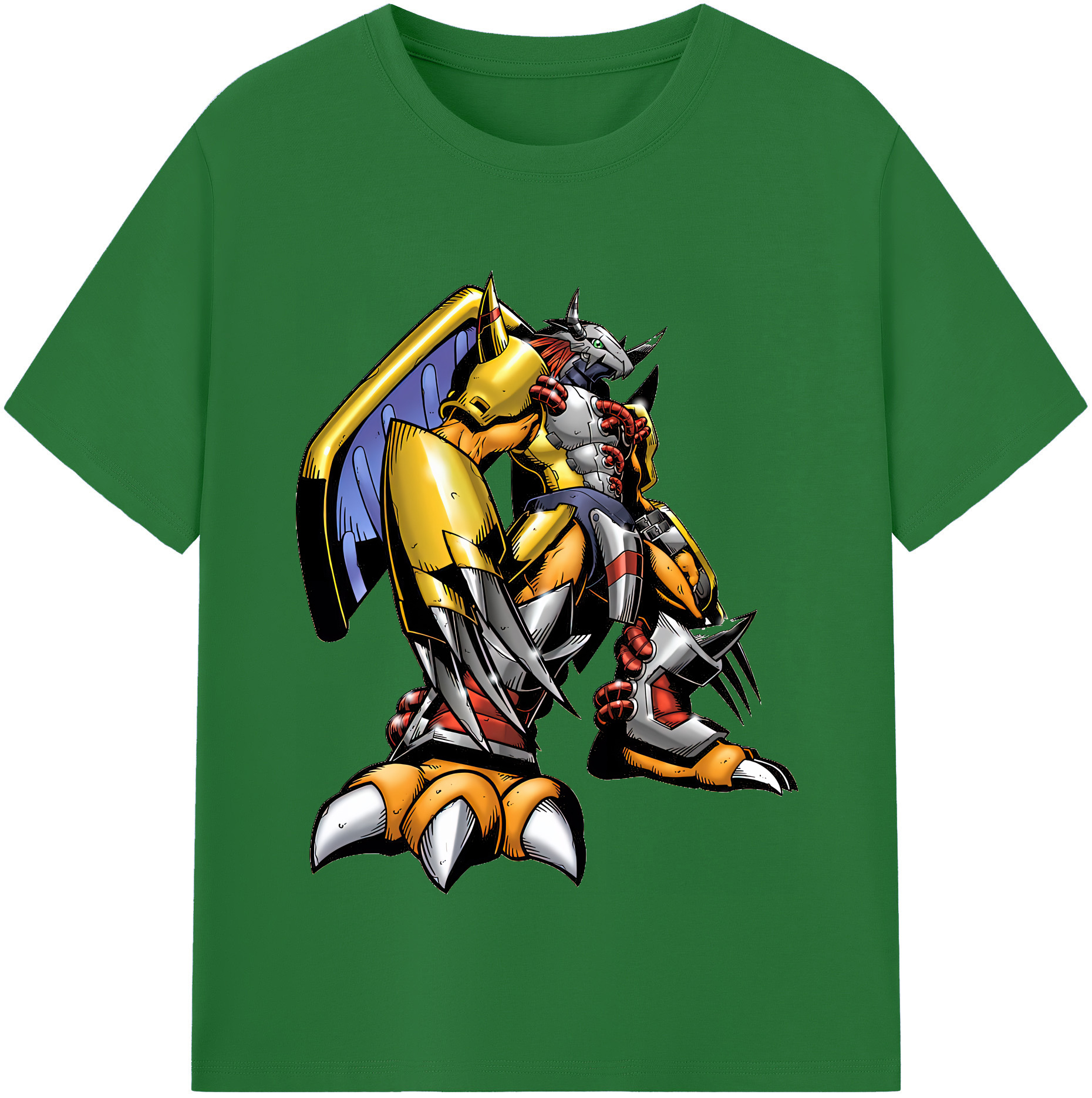 （画像用） Digimon デジタルモンスター/デジモン 綿100％半袖Tシャツ（フロントプリント）