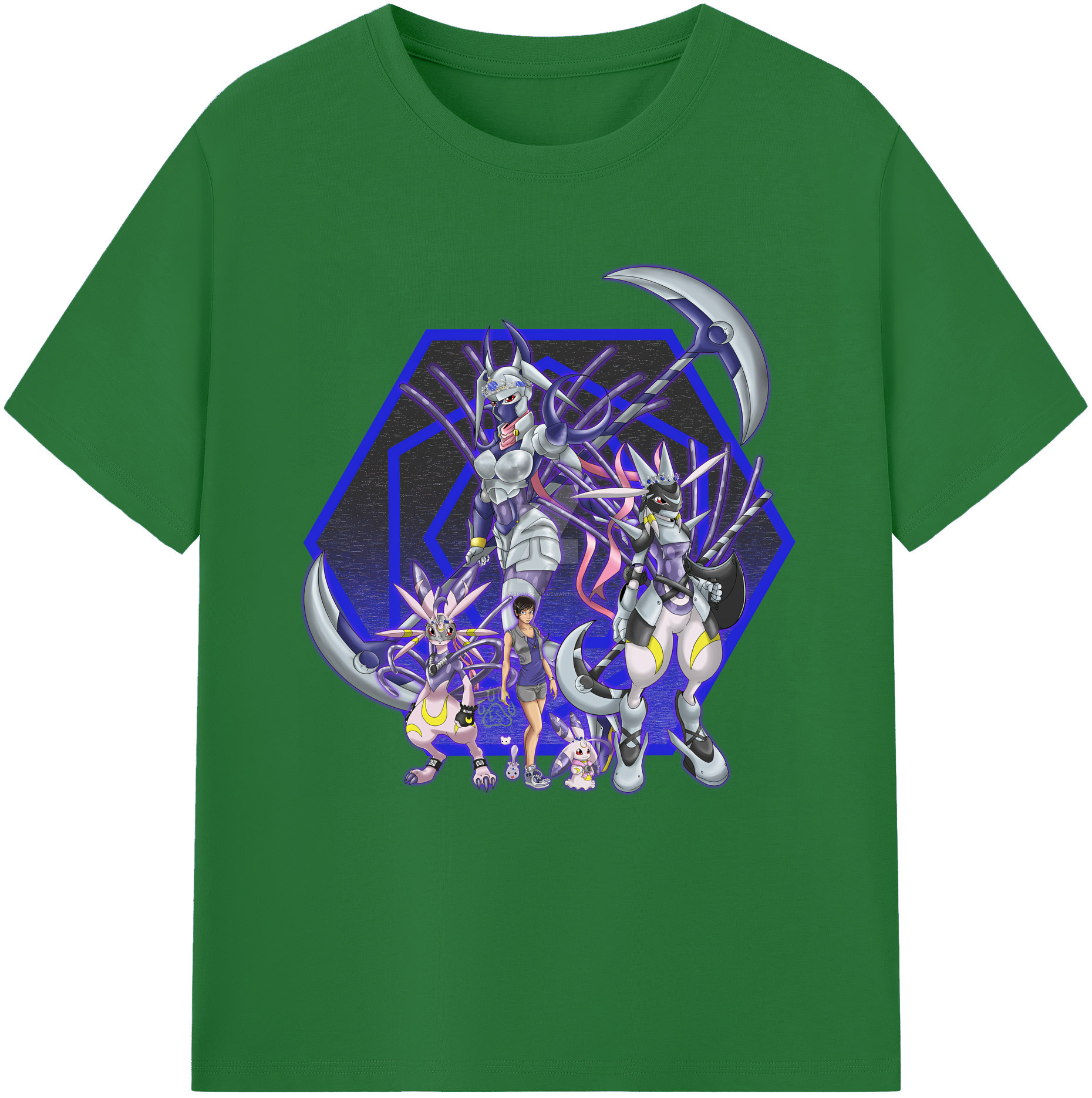 （画像用） Digimon デジタルモンスター/デジモン 綿100％半袖Tシャツ（フロントプリント）