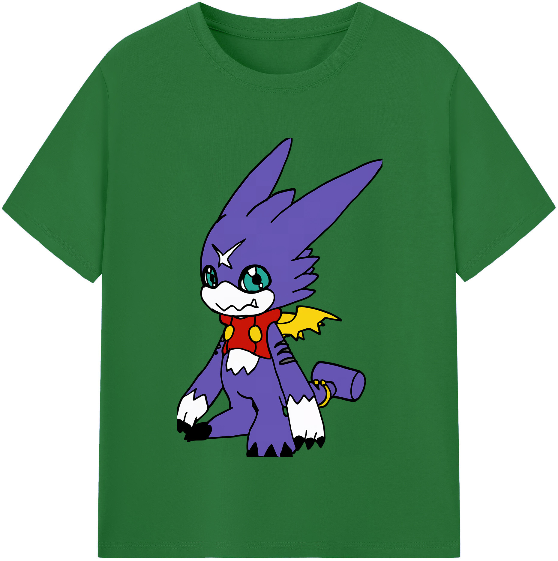 （画像用） Digimon デジタルモンスター/デジモン 綿100％半袖Tシャツ（フロントプリント）