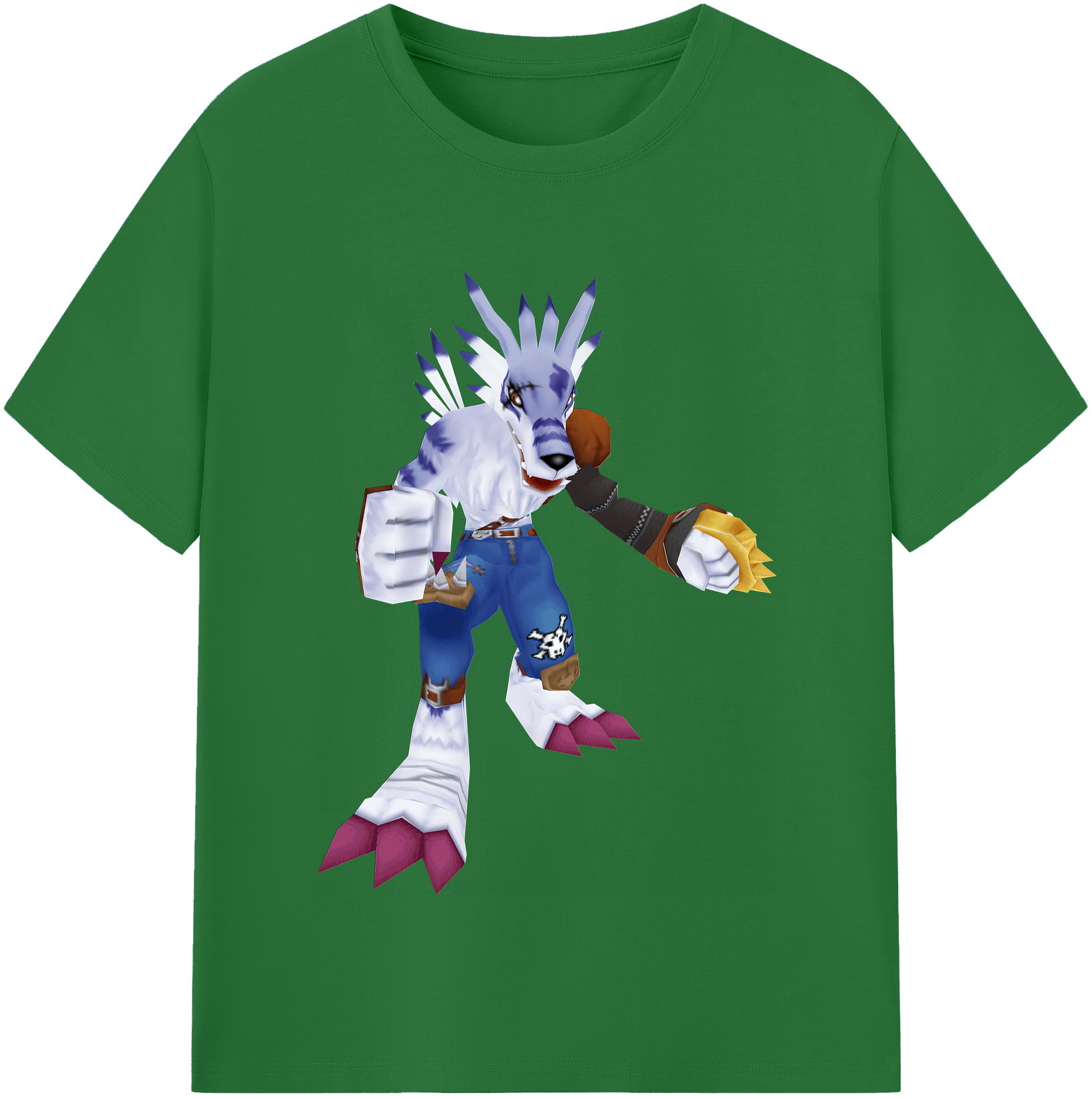 （画像用） Digimon デジタルモンスター/デジモン 綿100％半袖Tシャツ（フロントプリント）