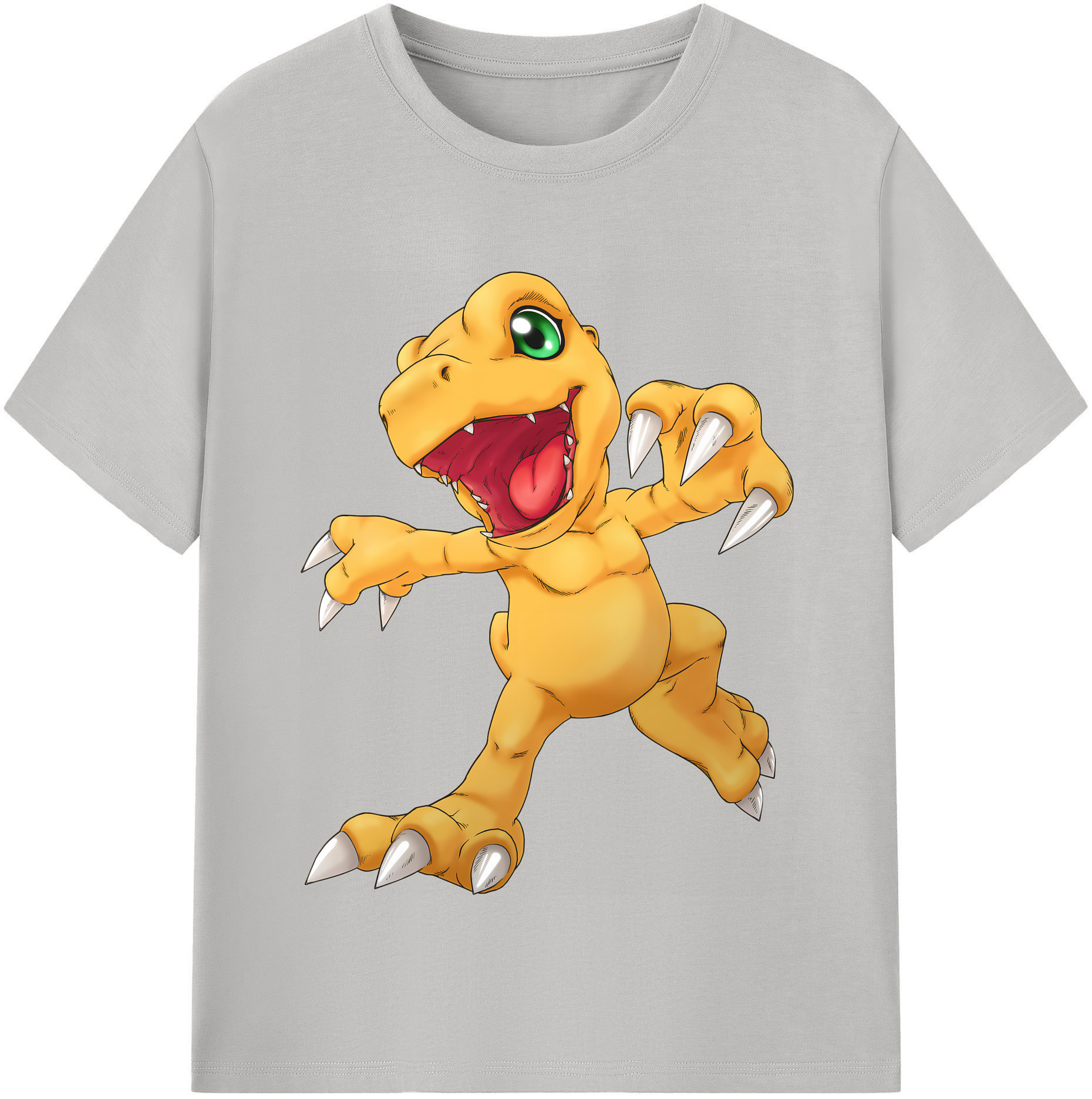 （画像用） Digimon デジタルモンスター/デジモン 綿100％半袖Tシャツ（フロントプリント）