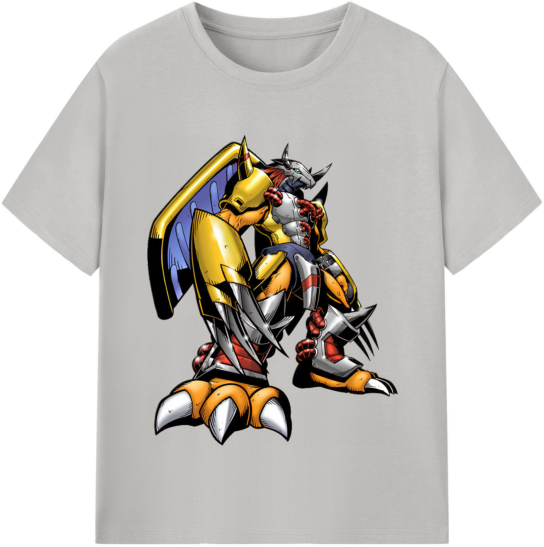 （画像用） Digimon デジタルモンスター/デジモン 綿100％半袖Tシャツ（フロントプリント）