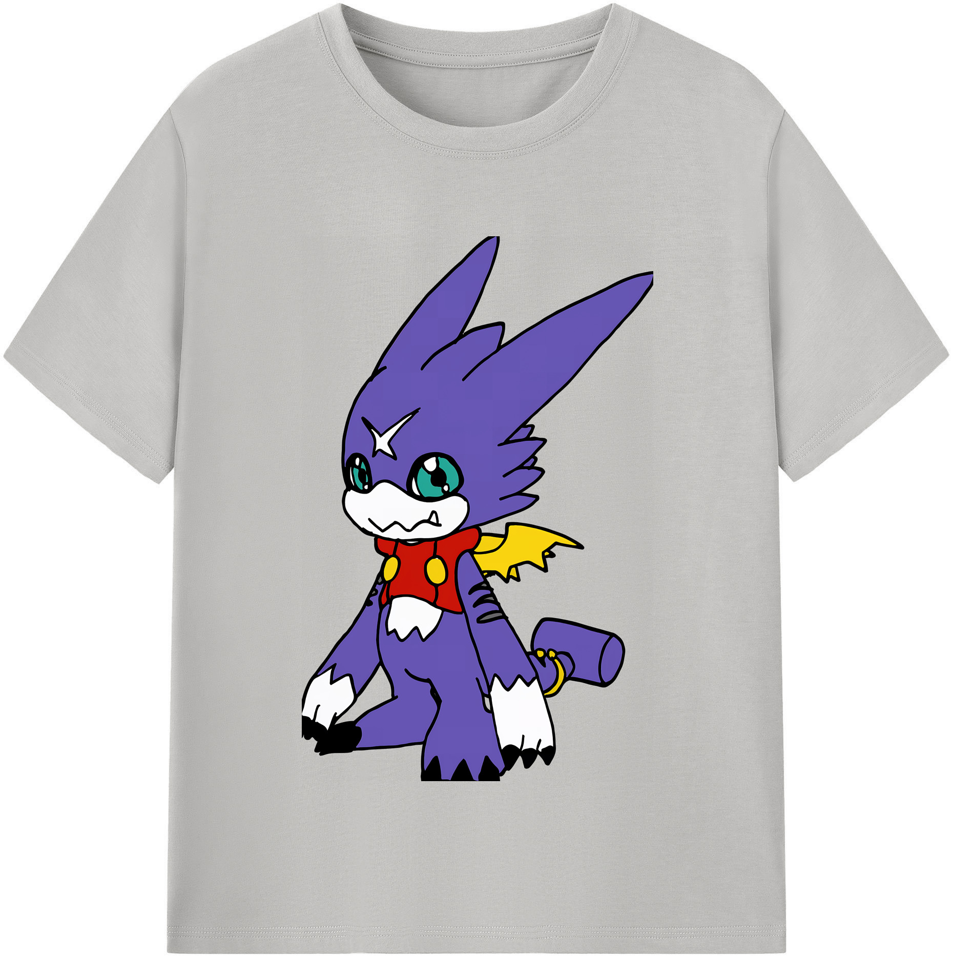 （画像用） Digimon デジタルモンスター/デジモン 綿100％半袖Tシャツ（フロントプリント）