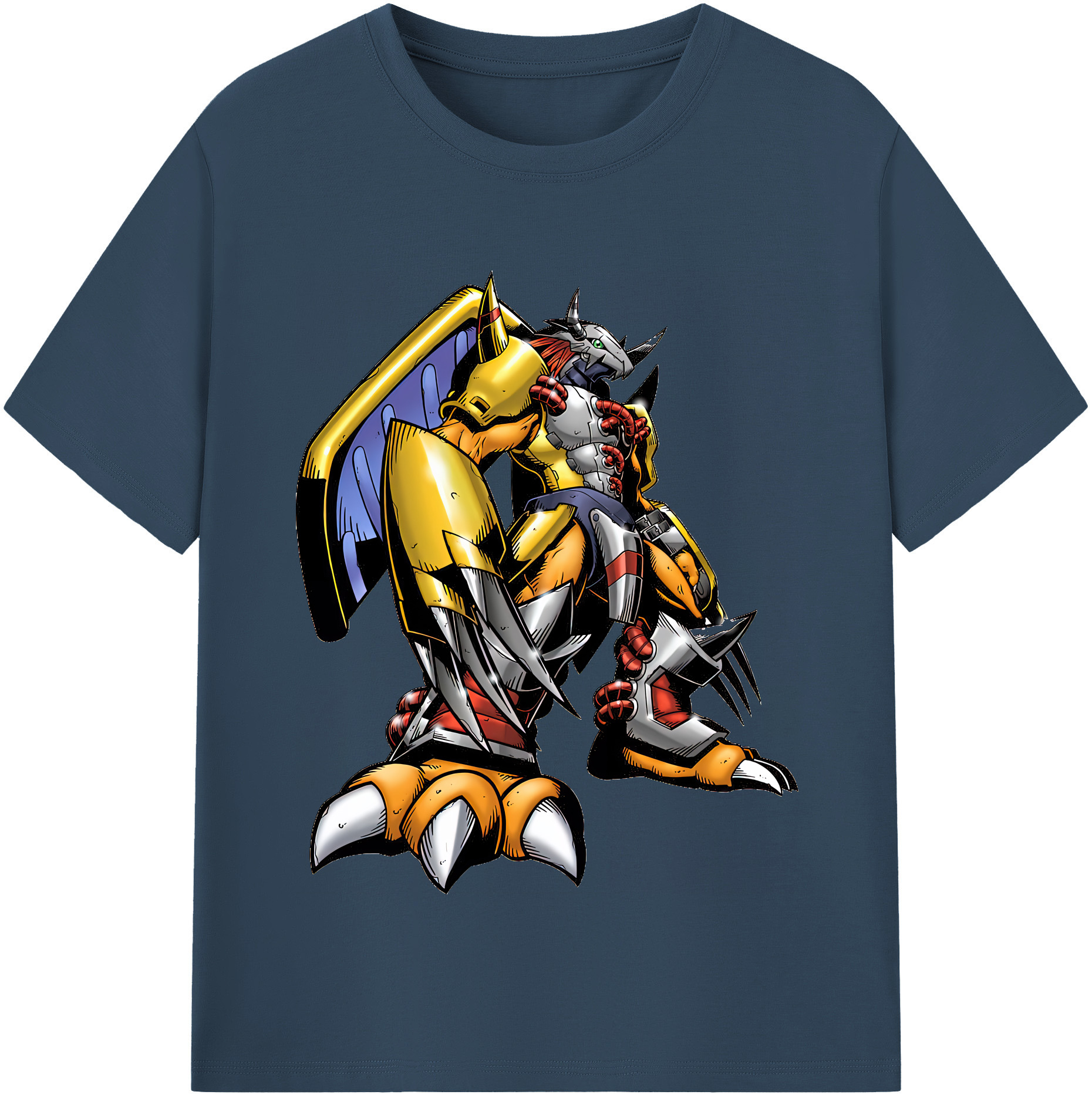 （画像用） Digimon デジタルモンスター/デジモン 綿100％半袖Tシャツ（フロントプリント）