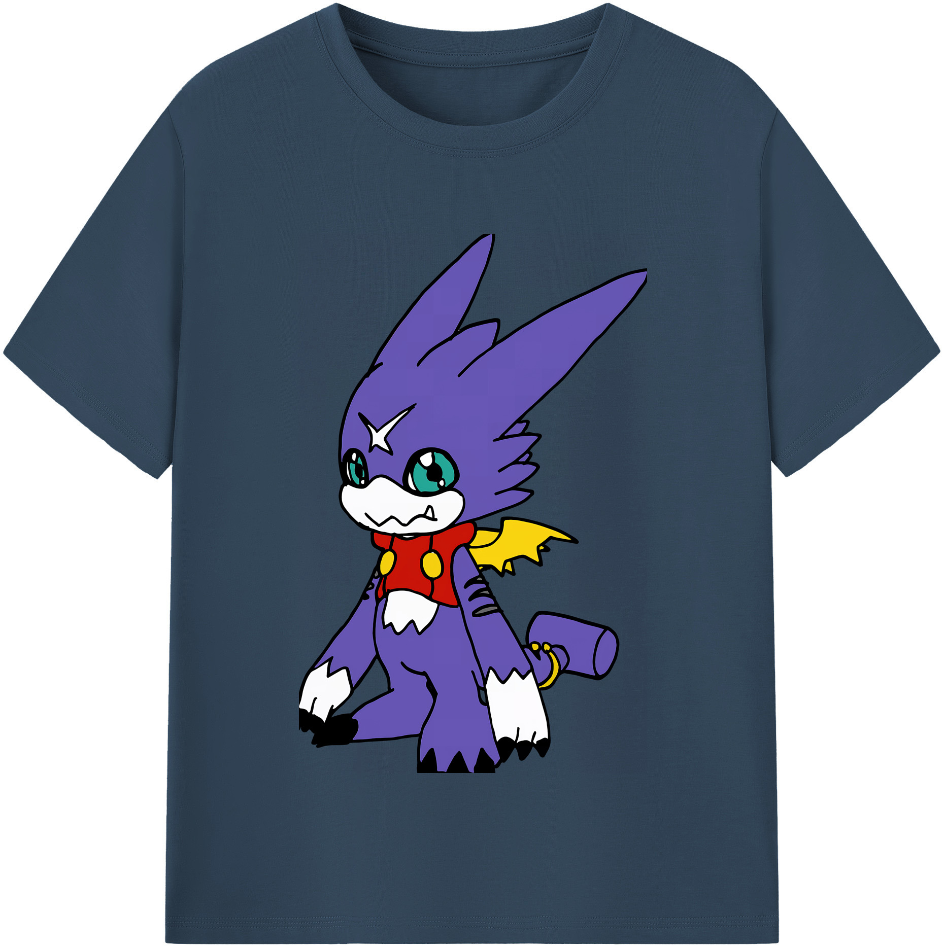 （画像用） Digimon デジタルモンスター/デジモン 綿100％半袖Tシャツ（フロントプリント）