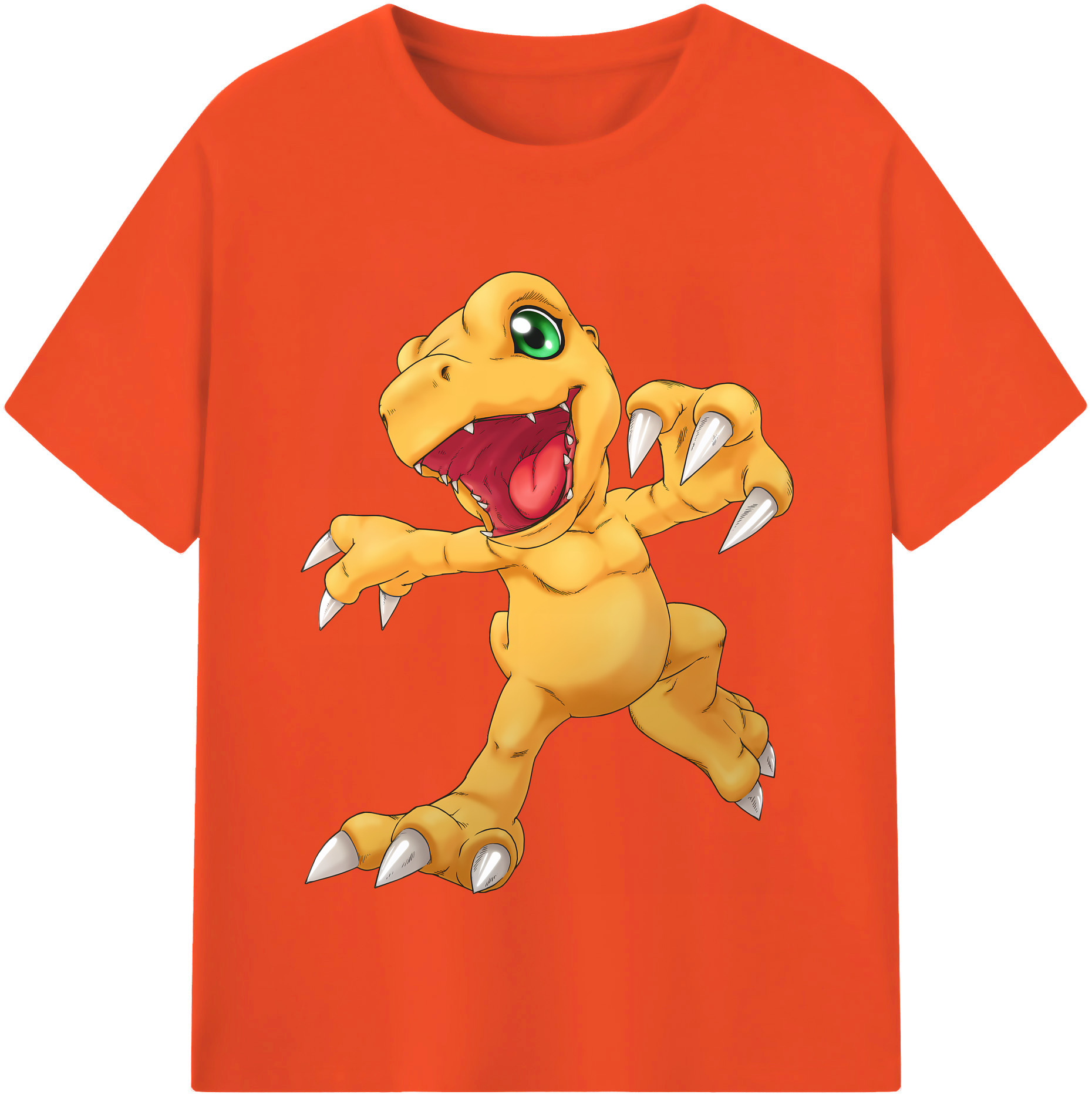 （画像用） Digimon デジタルモンスター/デジモン 綿100％半袖Tシャツ（フロントプリント）
