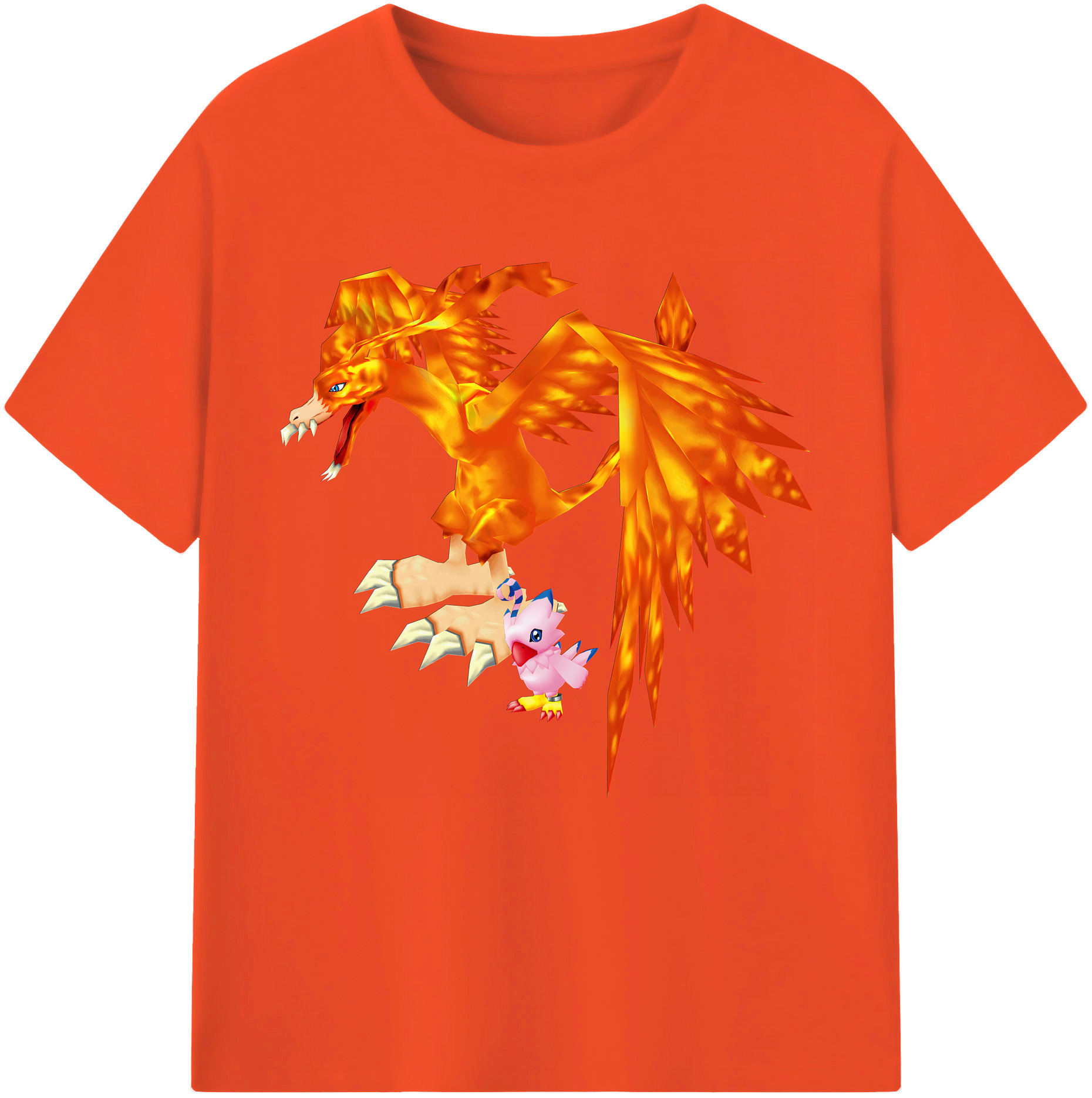 （画像用） Digimon デジタルモンスター/デジモン 綿100％半袖Tシャツ（フロントプリント）