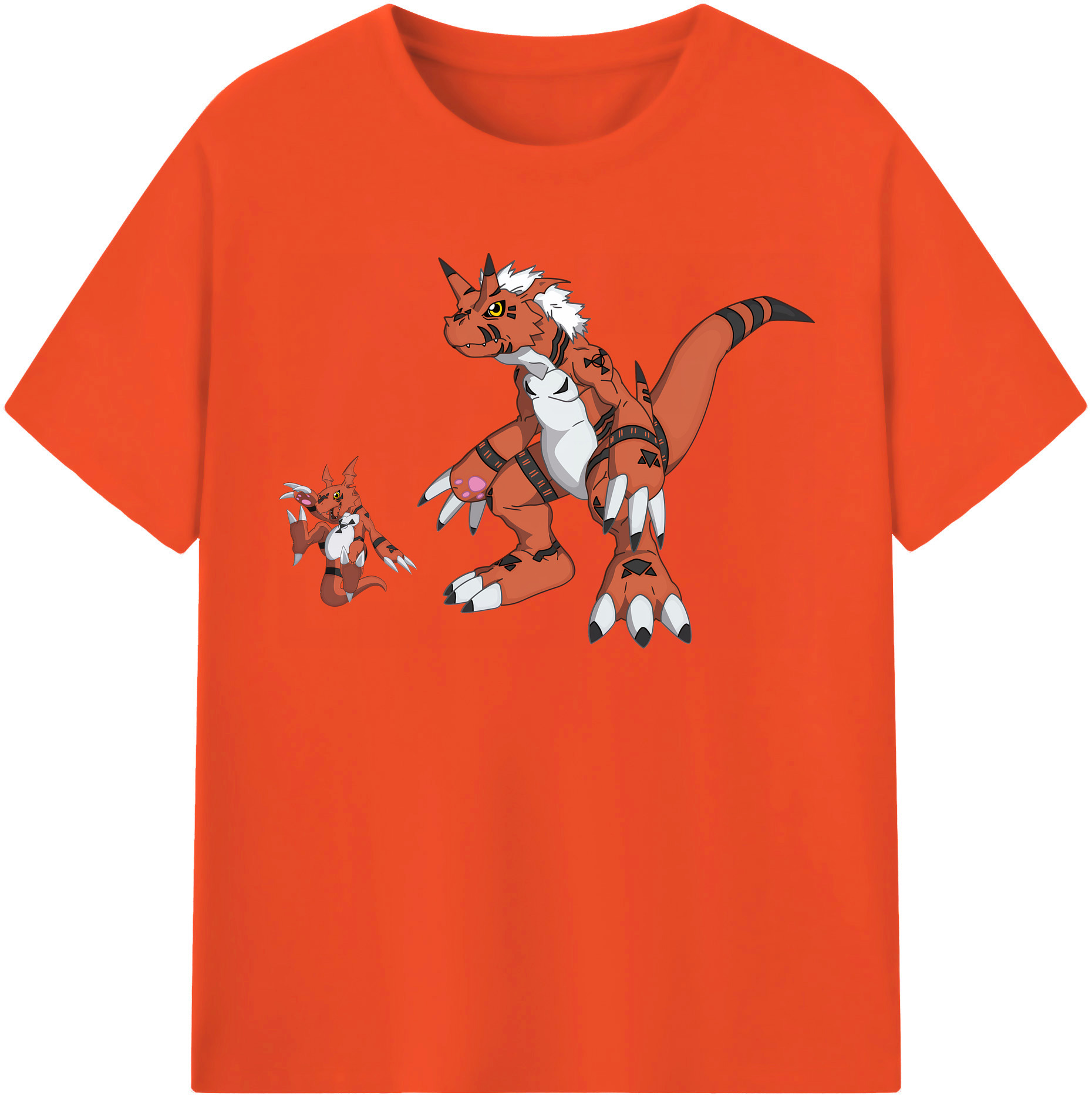 （画像用） Digimon デジタルモンスター/デジモン 綿100％半袖Tシャツ（フロントプリント）