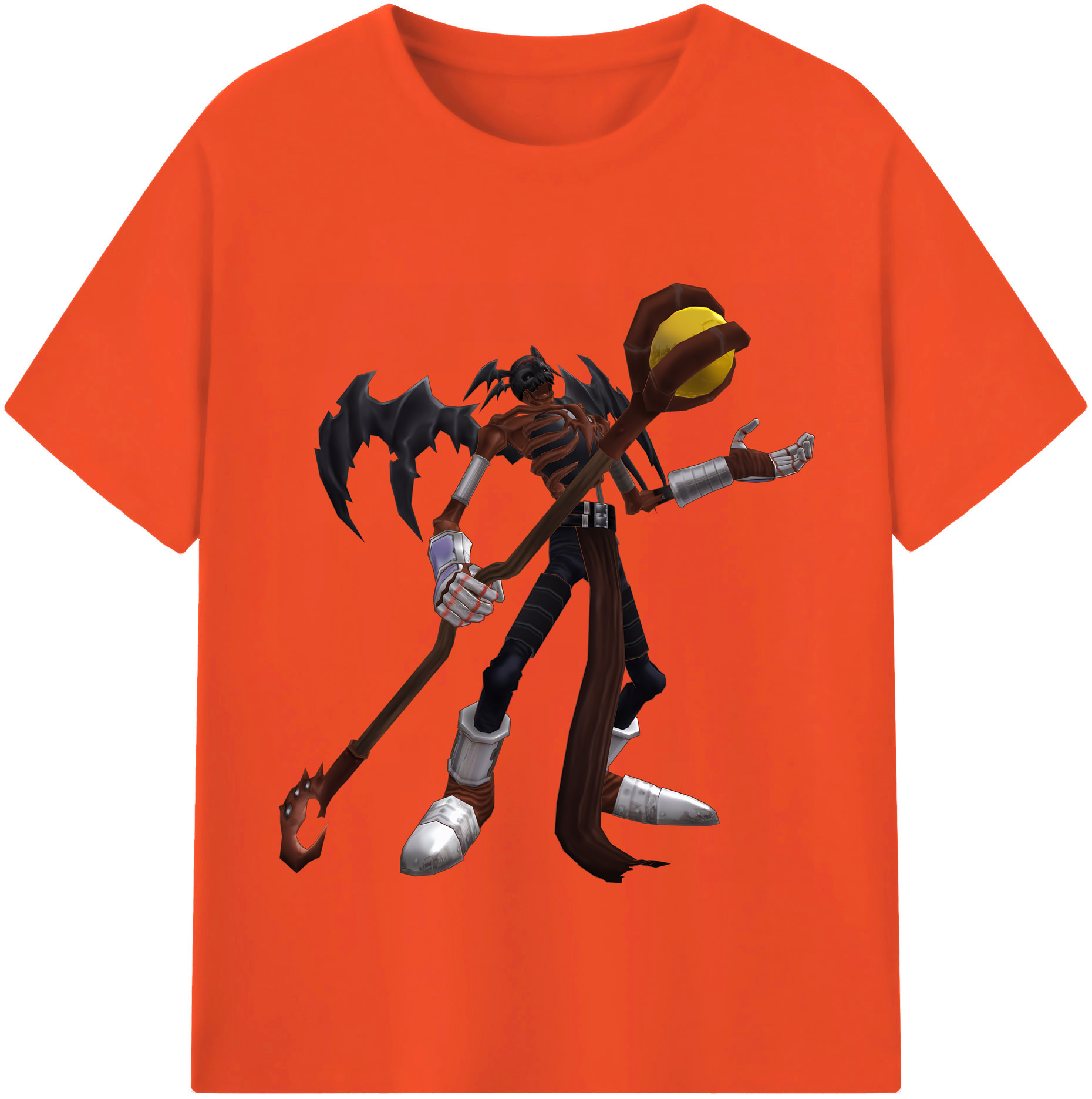 （画像用） Digimon デジタルモンスター/デジモン 綿100％半袖Tシャツ（フロントプリント）