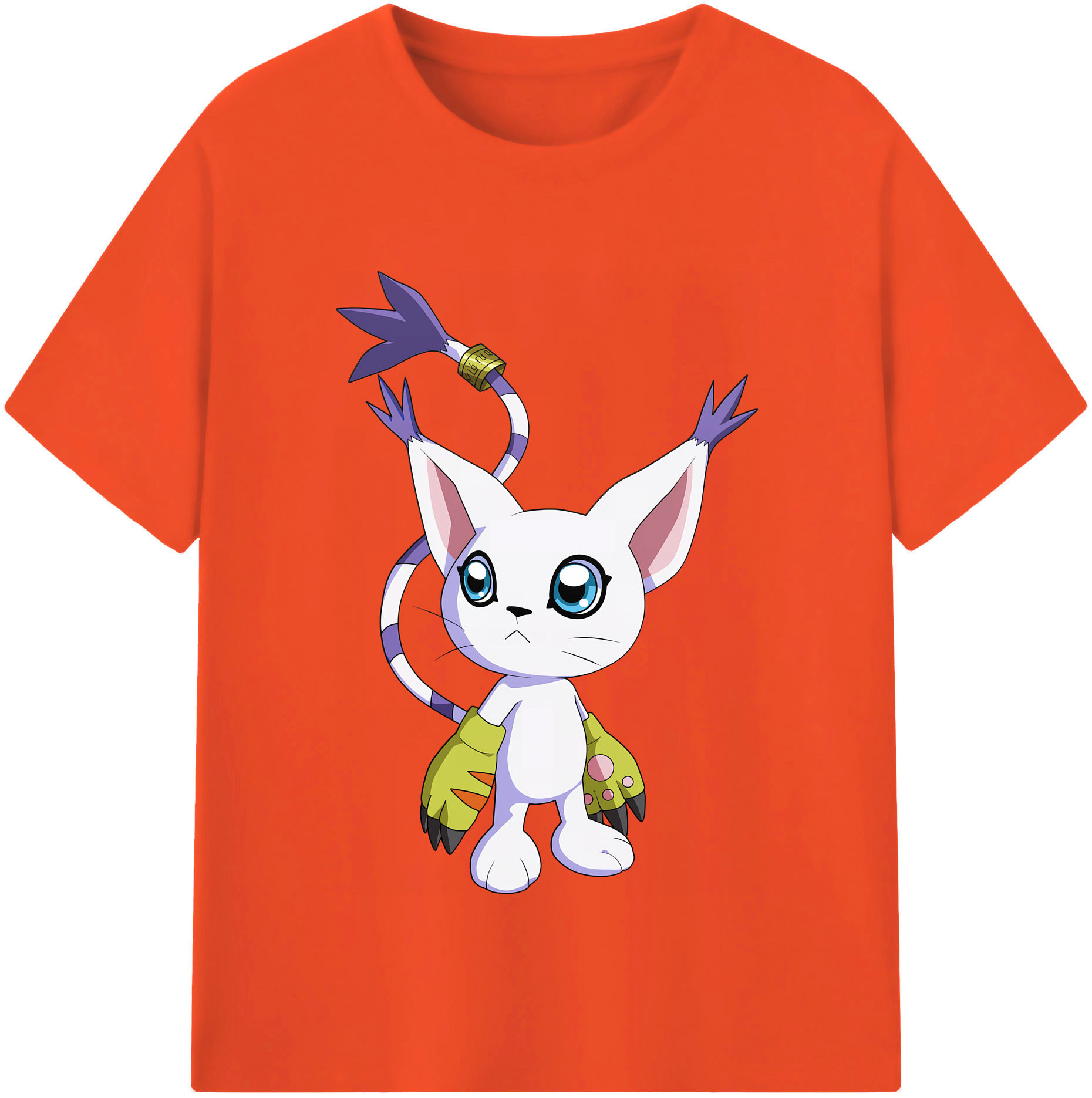 （画像用） Digimon デジタルモンスター/デジモン 綿100％半袖Tシャツ（フロントプリント）