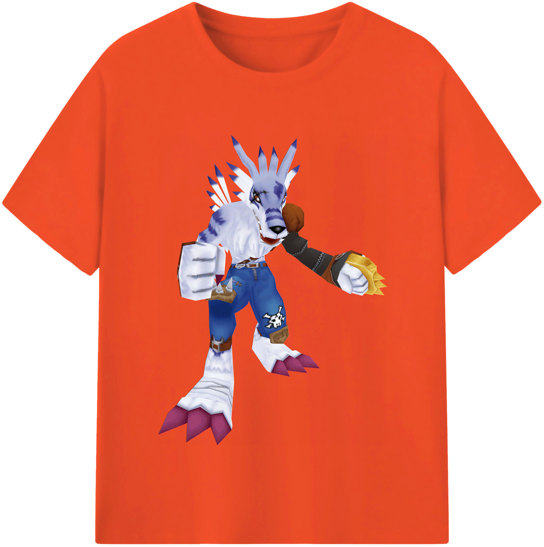 （画像用） Digimon デジタルモンスター/デジモン 綿100％半袖Tシャツ（フロントプリント）