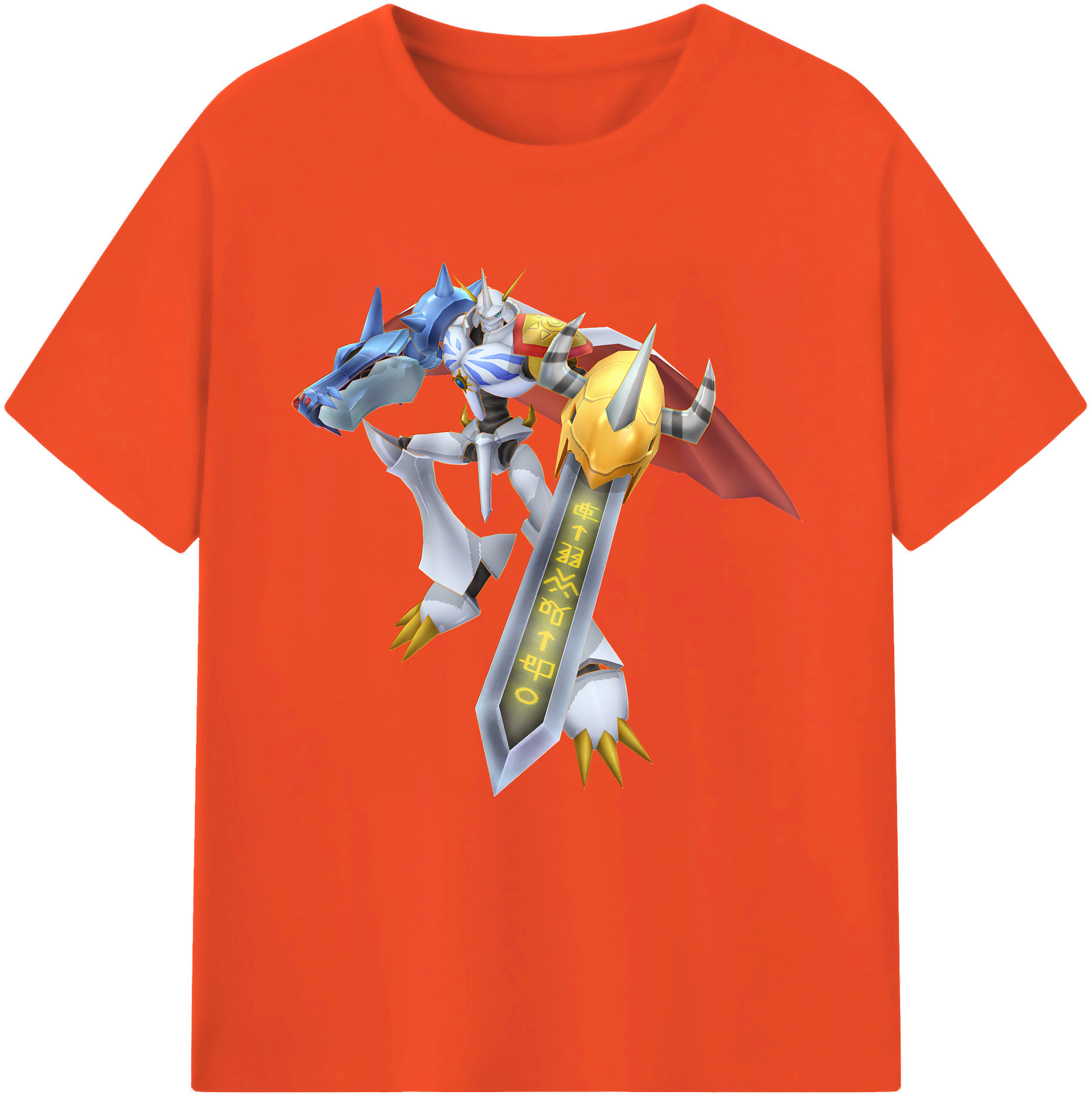 （画像用） Digimon デジタルモンスター/デジモン 綿100％半袖Tシャツ（フロントプリント）