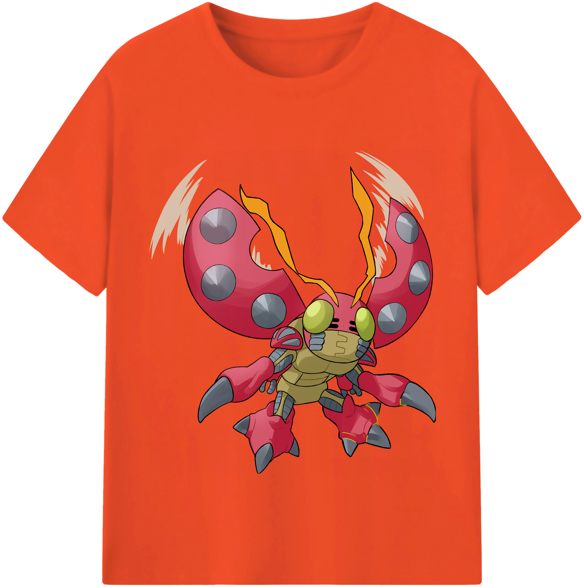 （画像用） Digimon デジタルモンスター/デジモン 綿100％半袖Tシャツ（フロントプリント）