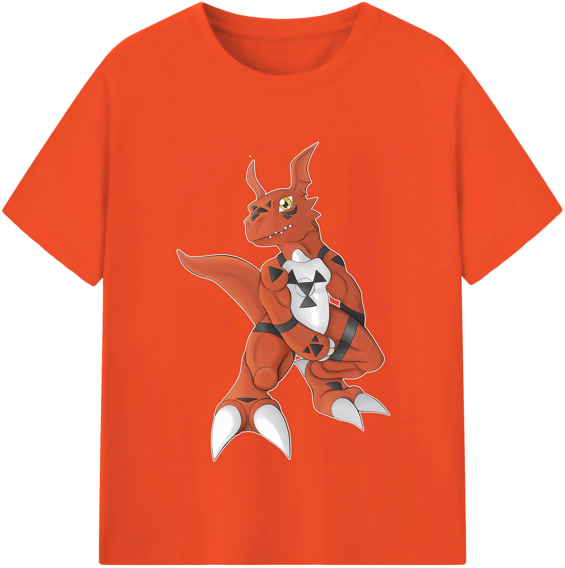 （画像用） Digimon デジタルモンスター/デジモン 綿100％半袖Tシャツ（フロントプリント）