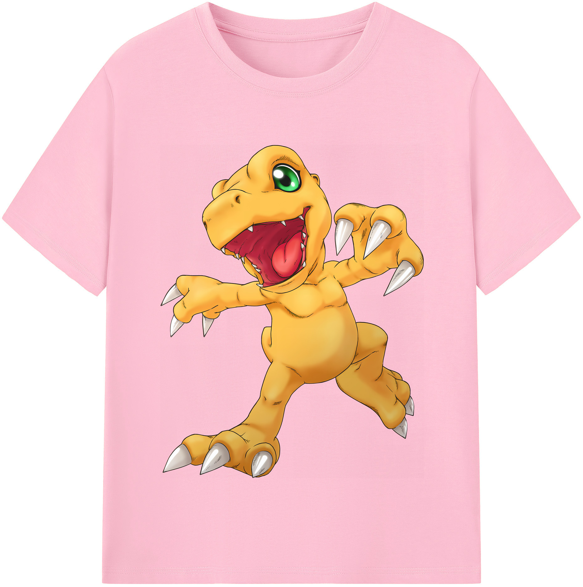 （画像用） Digimon デジタルモンスター/デジモン 綿100％半袖Tシャツ（フロントプリント）