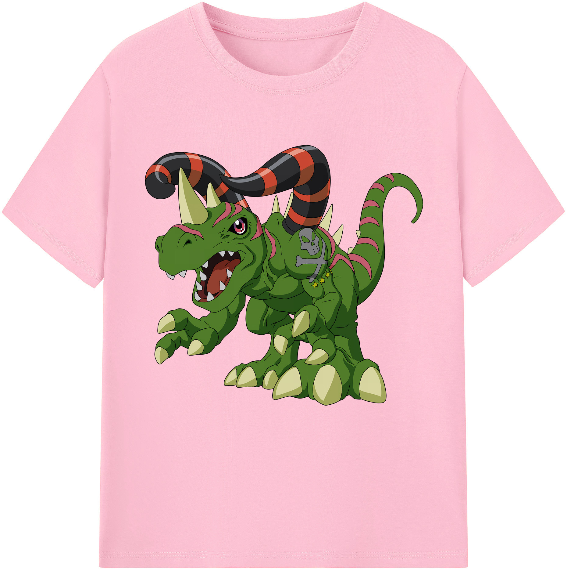 （画像用） Digimon デジタルモンスター/デジモン 綿100％半袖Tシャツ（フロントプリント）