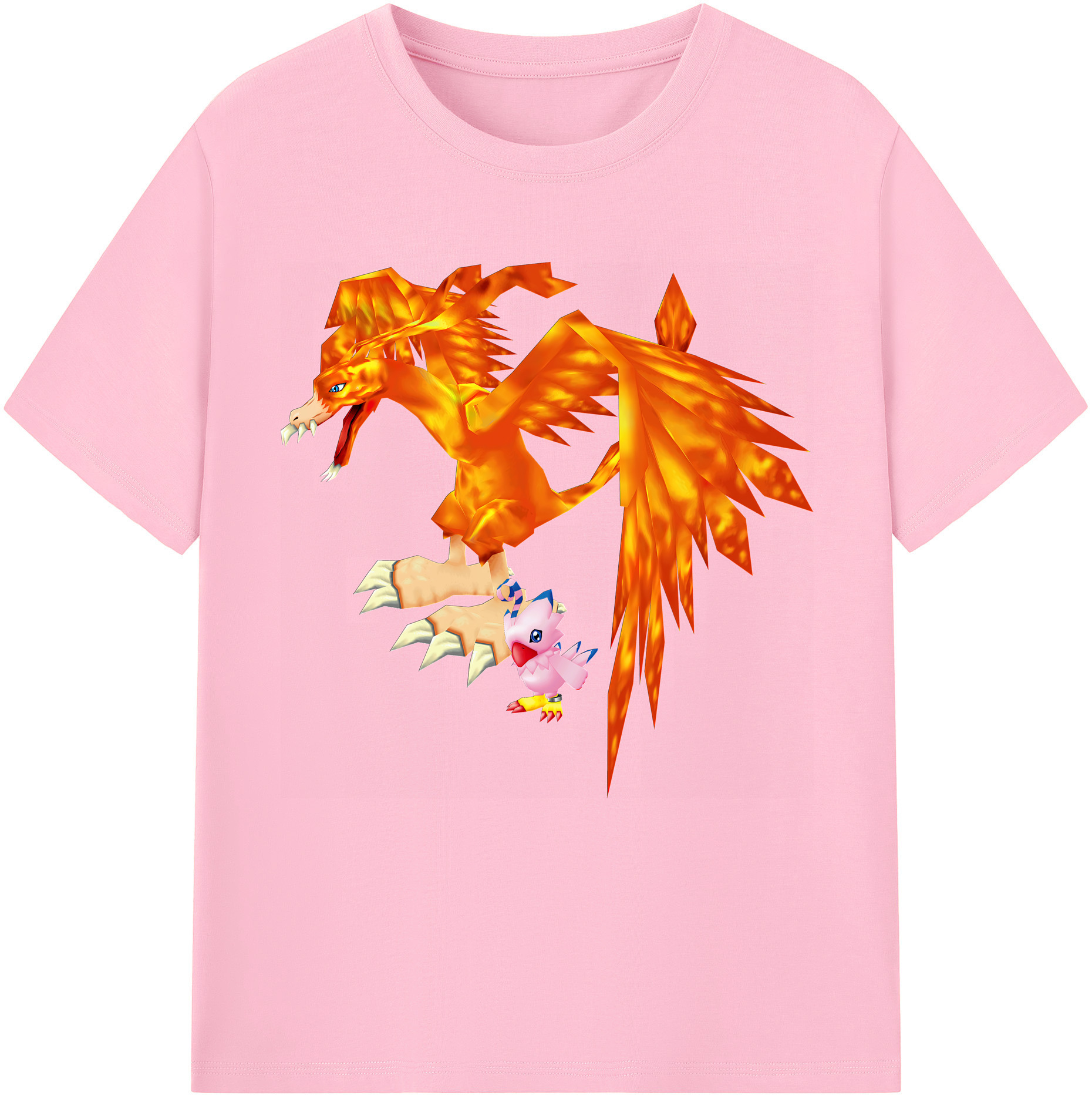 （画像用） Digimon デジタルモンスター/デジモン 綿100％半袖Tシャツ（フロントプリント）