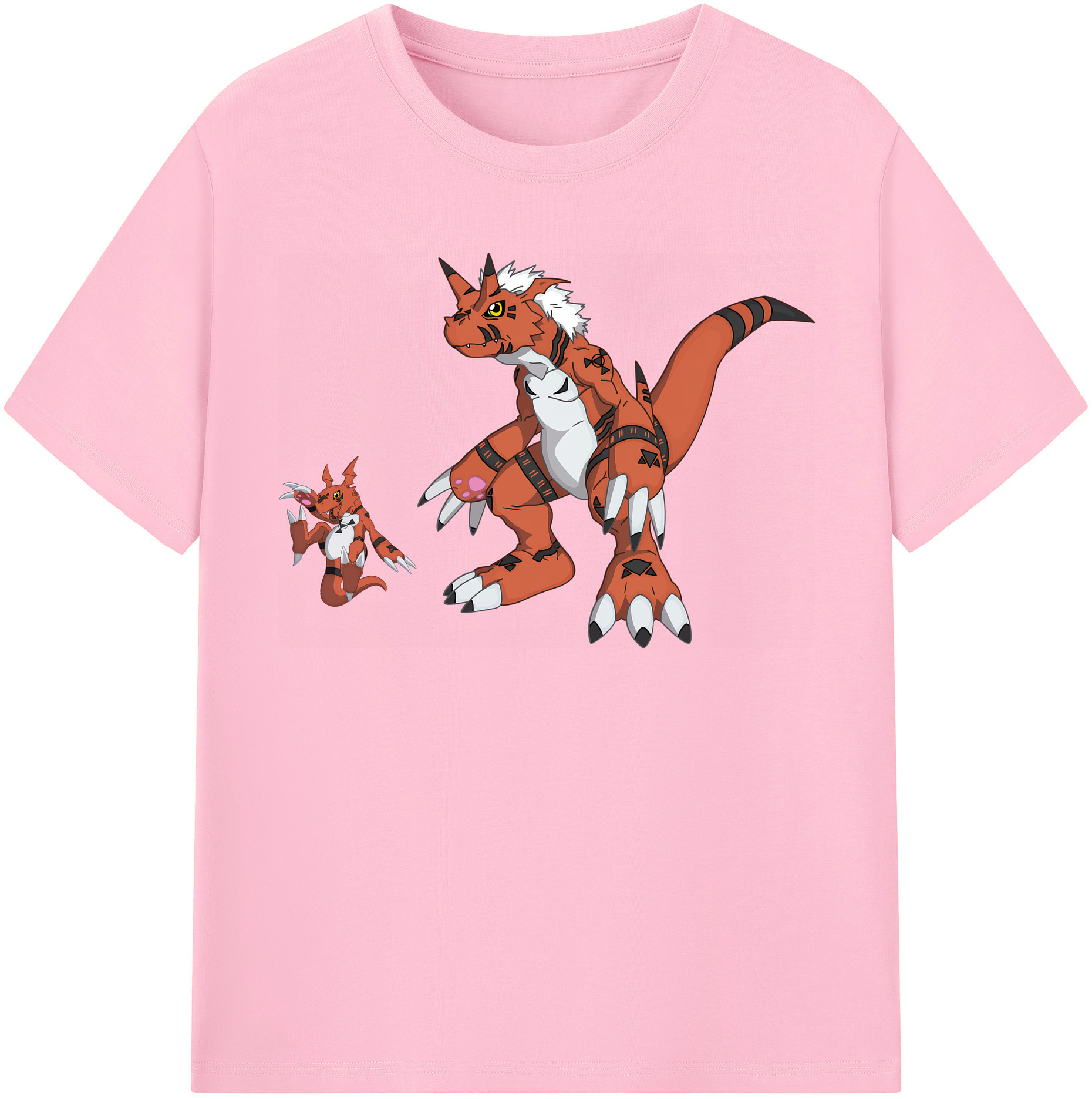 （画像用） Digimon デジタルモンスター/デジモン 綿100％半袖Tシャツ（フロントプリント）