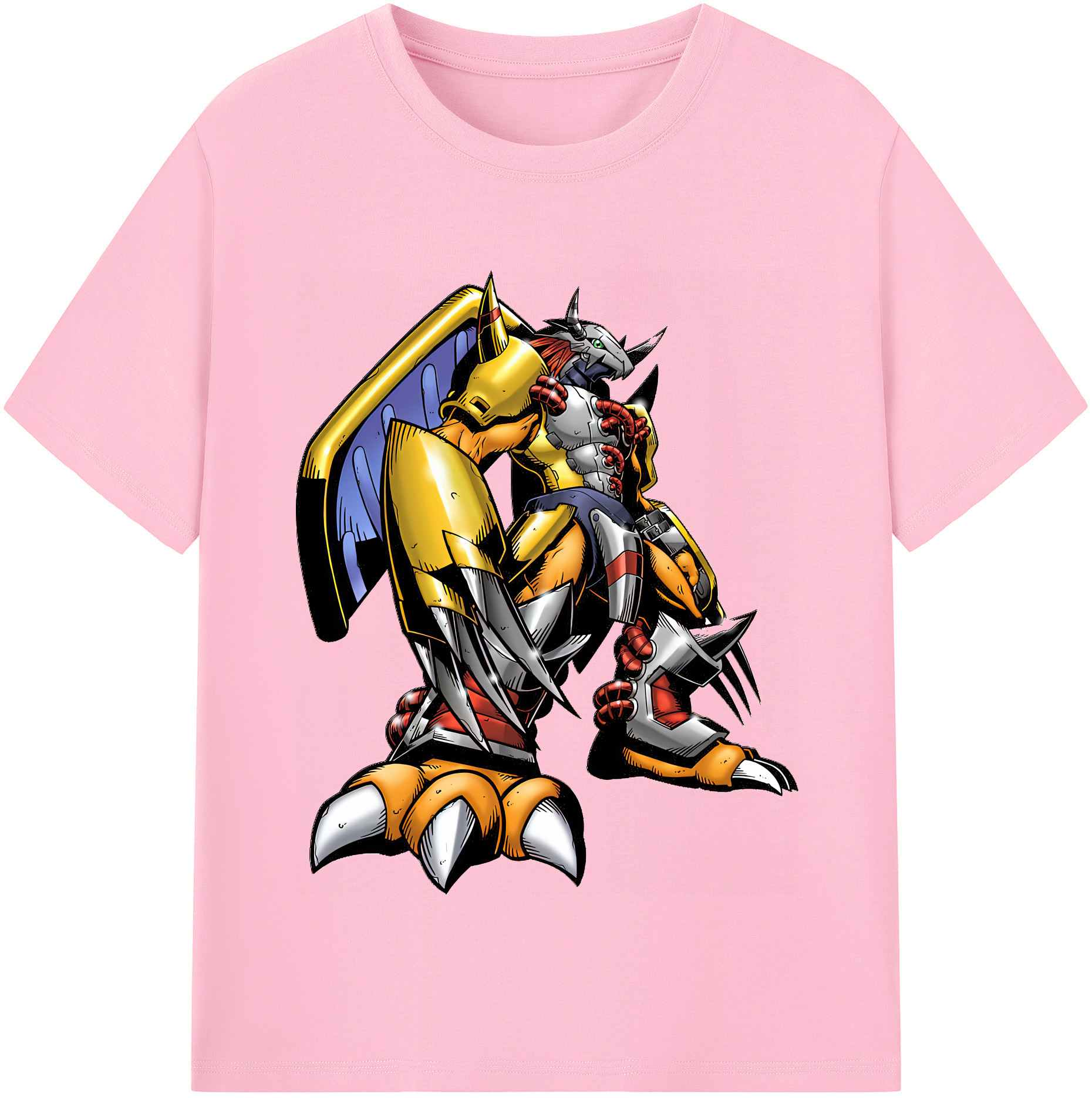 （画像用） Digimon デジタルモンスター/デジモン 綿100％半袖Tシャツ（フロントプリント）