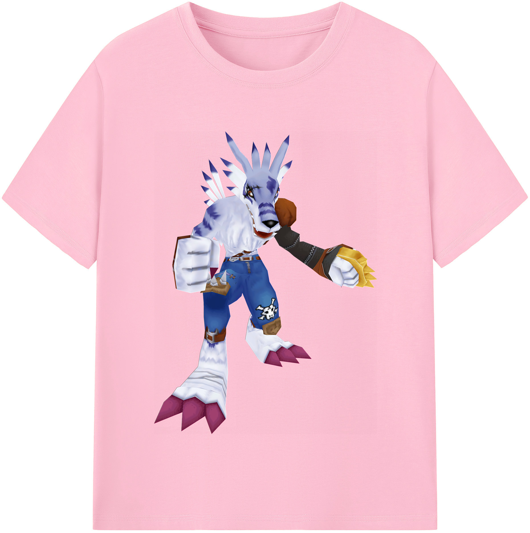 （画像用） Digimon デジタルモンスター/デジモン 綿100％半袖Tシャツ（フロントプリント）
