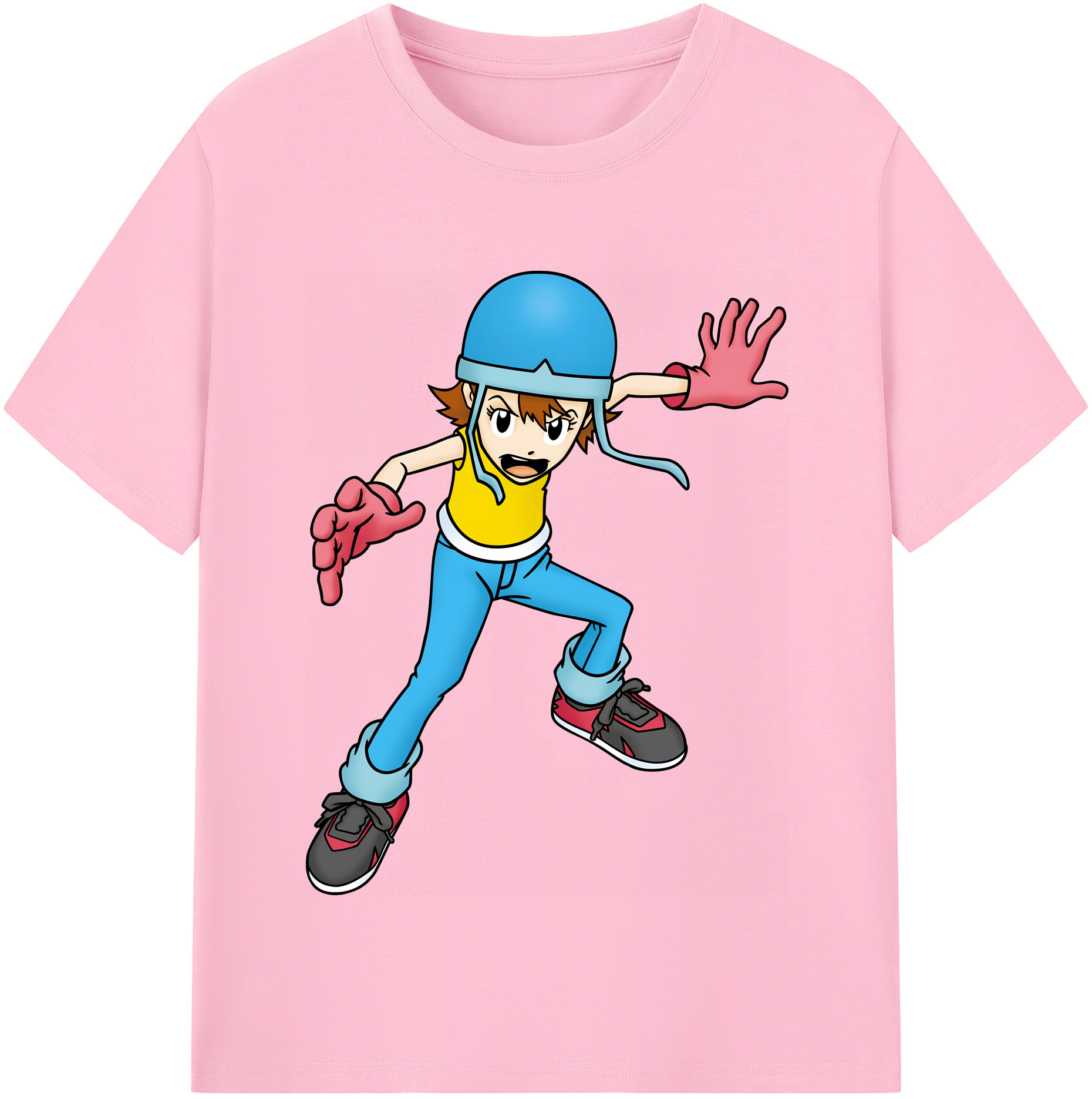 （画像用） Digimon デジタルモンスター/デジモン 綿100％半袖Tシャツ（フロントプリント）