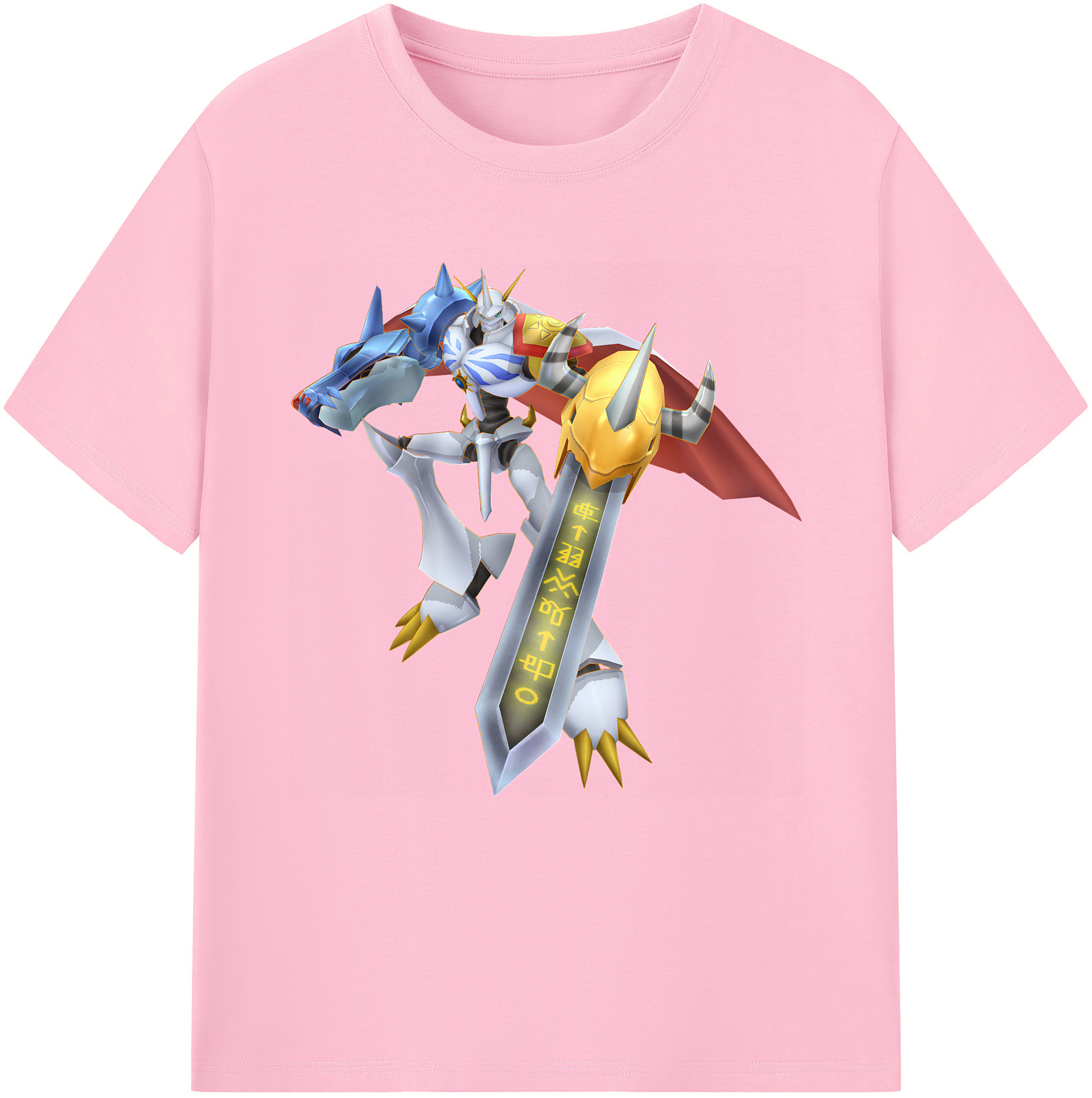 （画像用） Digimon デジタルモンスター/デジモン 綿100％半袖Tシャツ（フロントプリント）