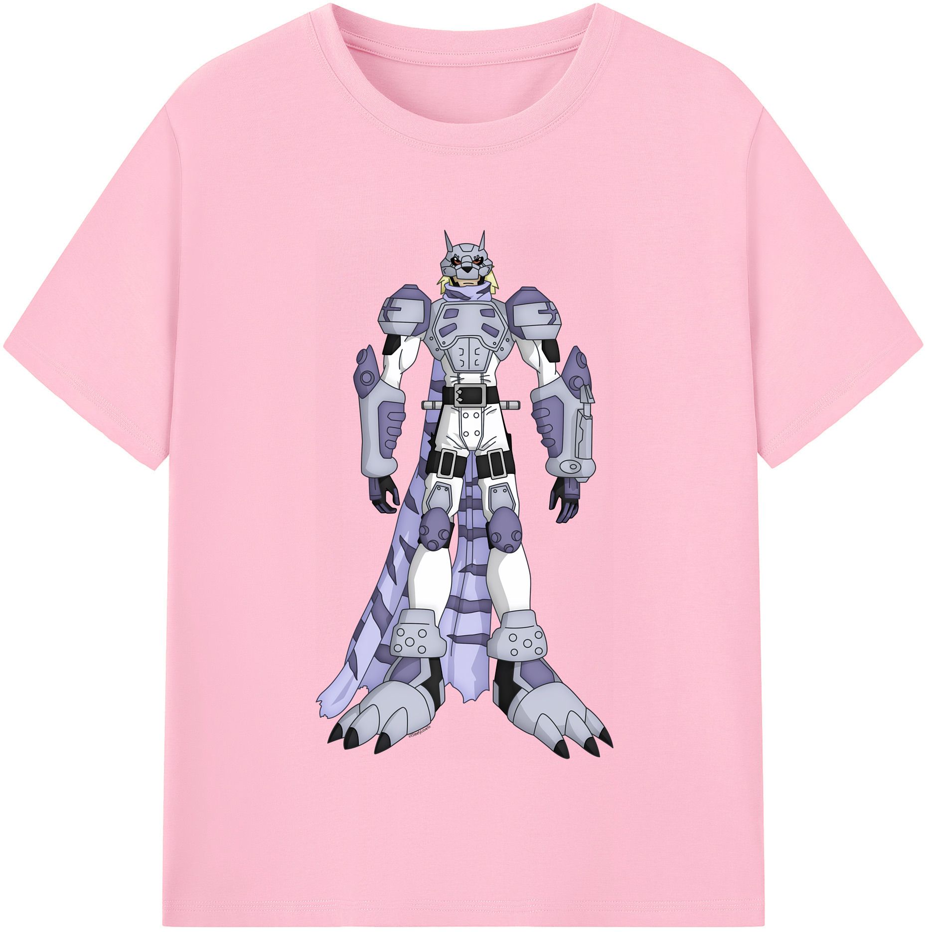 （画像用） Digimon デジタルモンスター/デジモン 綿100％半袖Tシャツ（フロントプリント）
