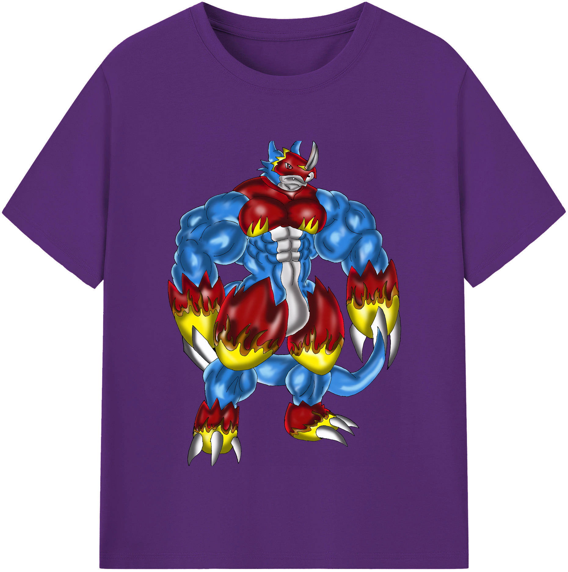 （画像用） Digimon デジタルモンスター/デジモン 綿100％半袖Tシャツ（フロントプリント）