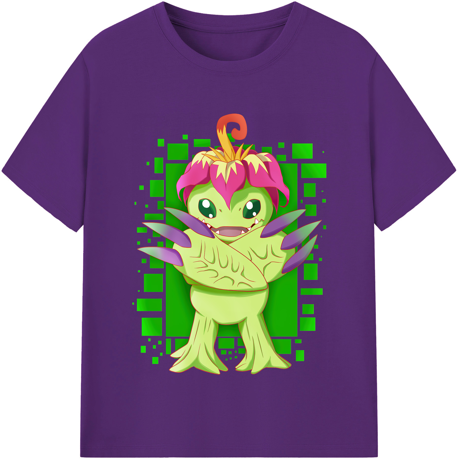 （画像用） Digimon デジタルモンスター/デジモン 綿100％半袖Tシャツ（フロントプリント）